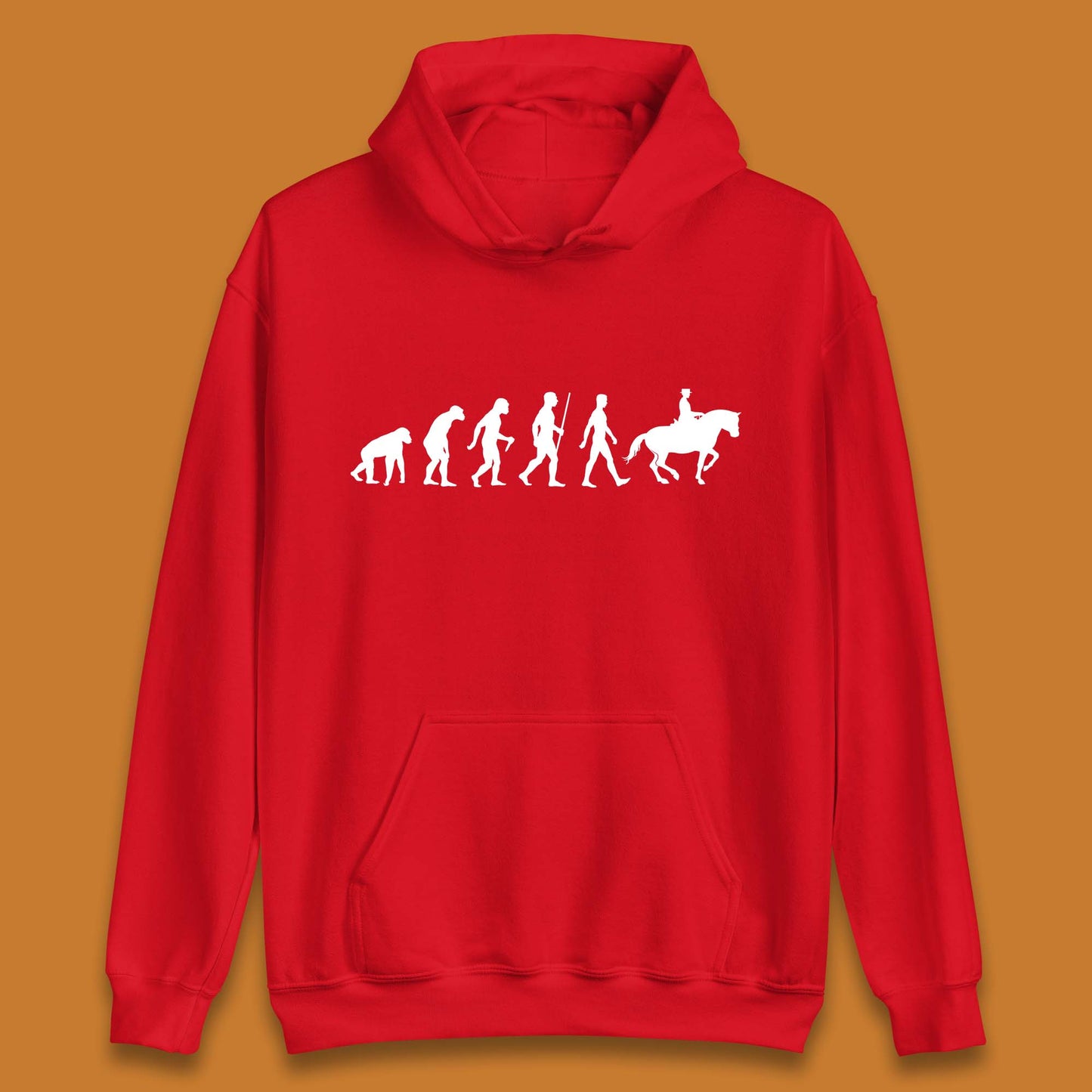 Horse Riding Evolution Equestrian Horse Racing Jockey Unisex Hoodie