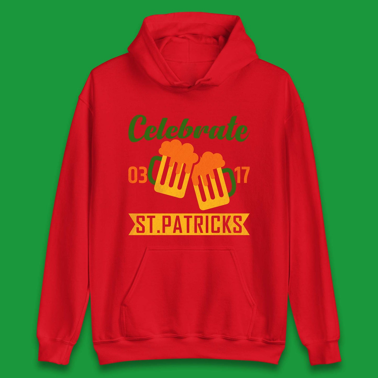 Celebrate St. Patricks Day Unisex Hoodie