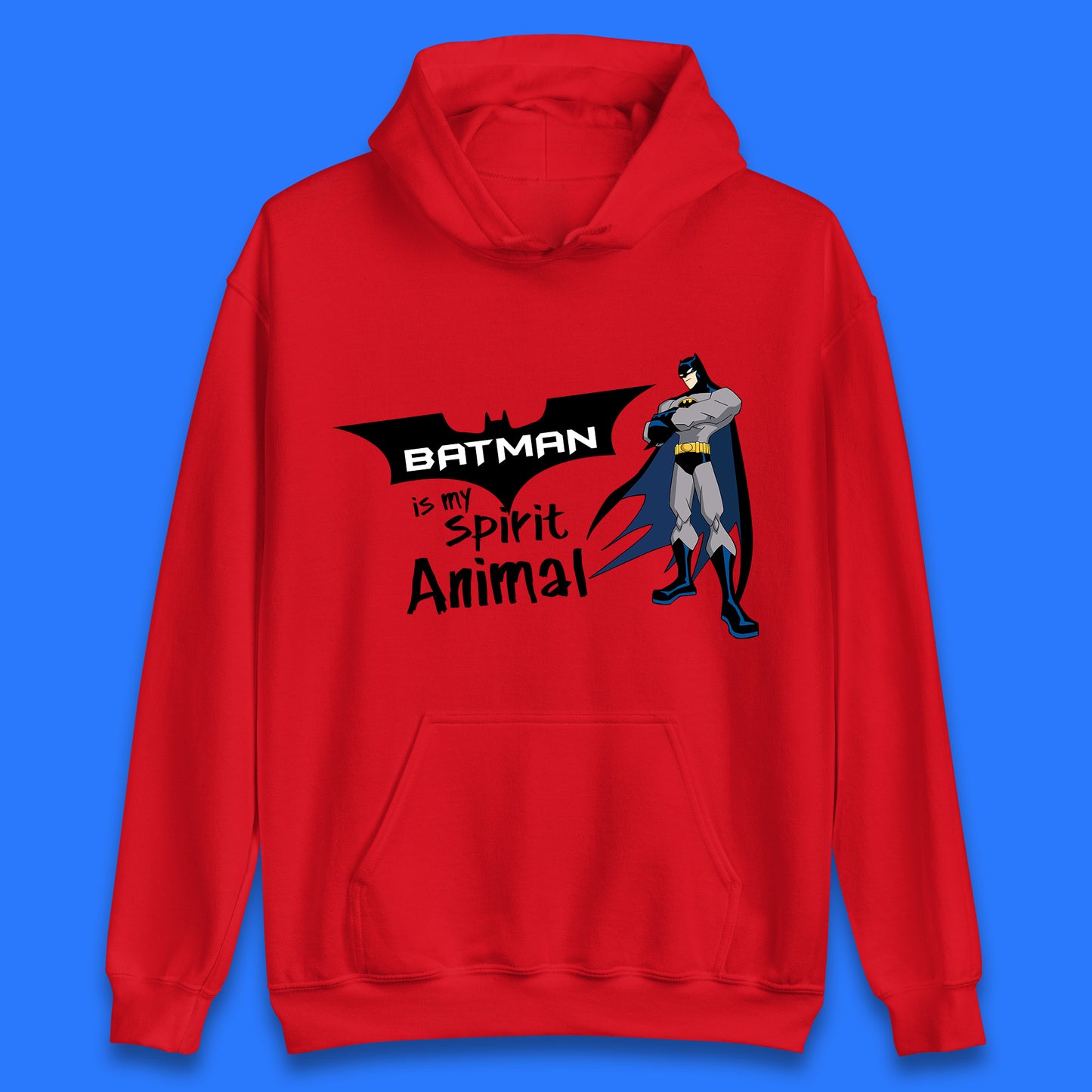 Batman Is My Spirit Animal DC Comics Batman Basic Logo Superhero Dc Movie Character Unisex Hoodie