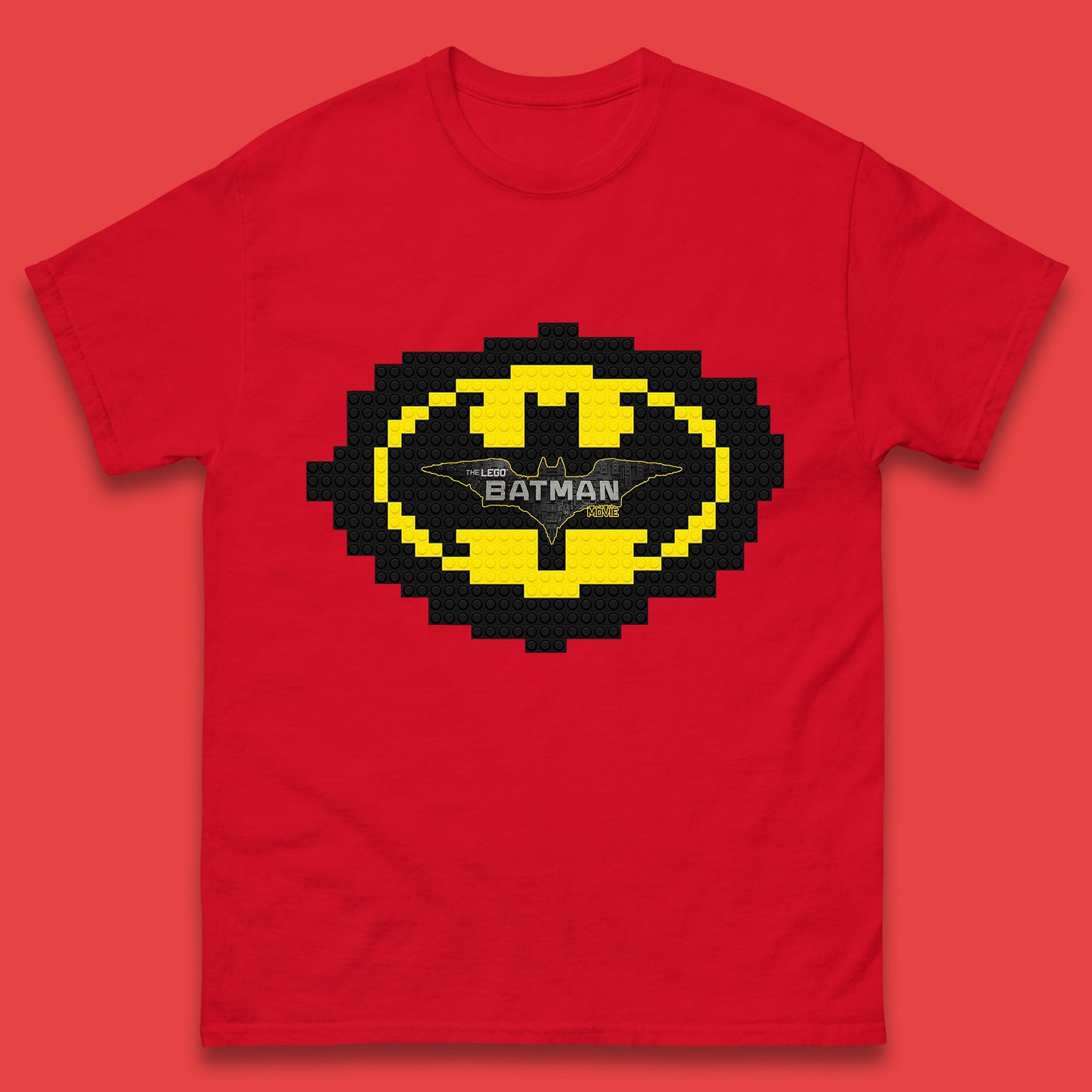 The Lego Batman Movie Superhero Building Bricks Block DC Comics Batman Master Builder Animated Superhero Comedy Film Mens Tee Top