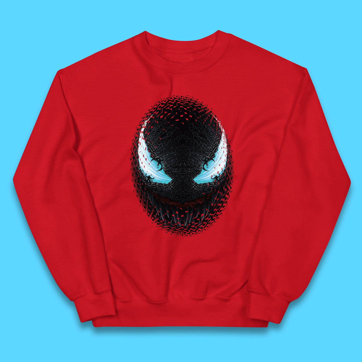 Marvel Venom Amoled Angry Venom Logo Marvel Avengers Superheros Movie Character Kids Jumper