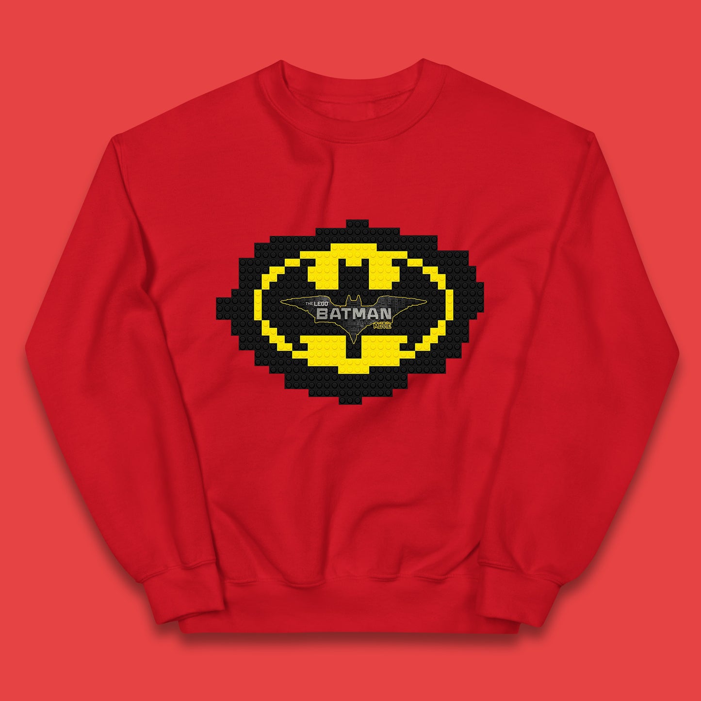 The Lego Batman Movie Superhero Building Bricks Block DC Comics Batman Master Builder Animated Superhero Comedy Film Kids Jumper