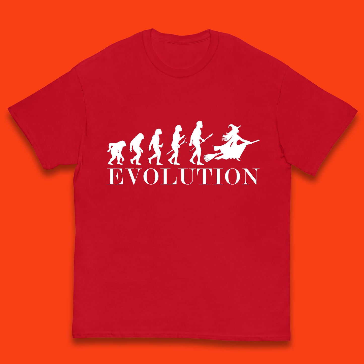 Witch Evolution Halloween Scary Spooky Witch Costume Kids T Shirt