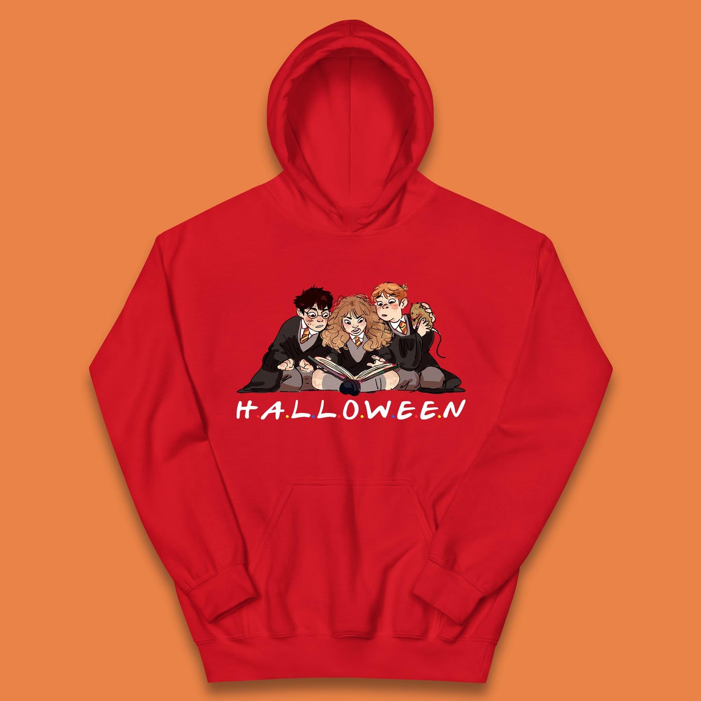Halloween Harry Potter Series Character Harry, Ron and Hermione Friends Movie Spoof Fantasy Novels Film Kids Hoodie