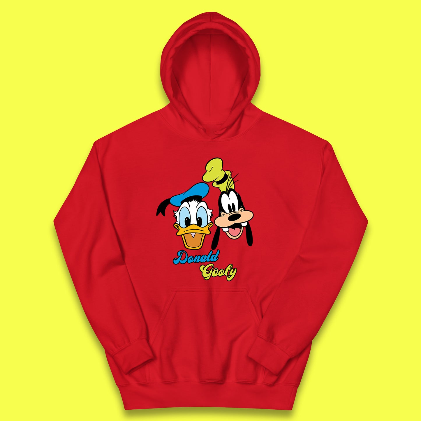 Disney Cartoon Characters Donald Duck And Pluto Goofy Face Disney World Trip Disney Vacation Kids Hoodie