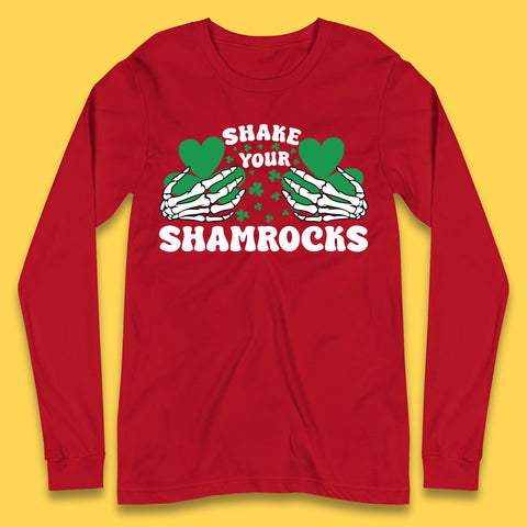 Shake Your Shamrocks St Patty's Day Long Sleeve T-Shirt