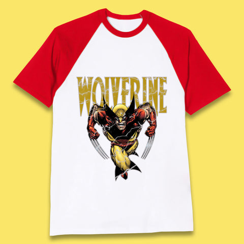 Wolverine Comic book character Marvel Comics Vintage Marvel Wolverine Baseball T Shirt