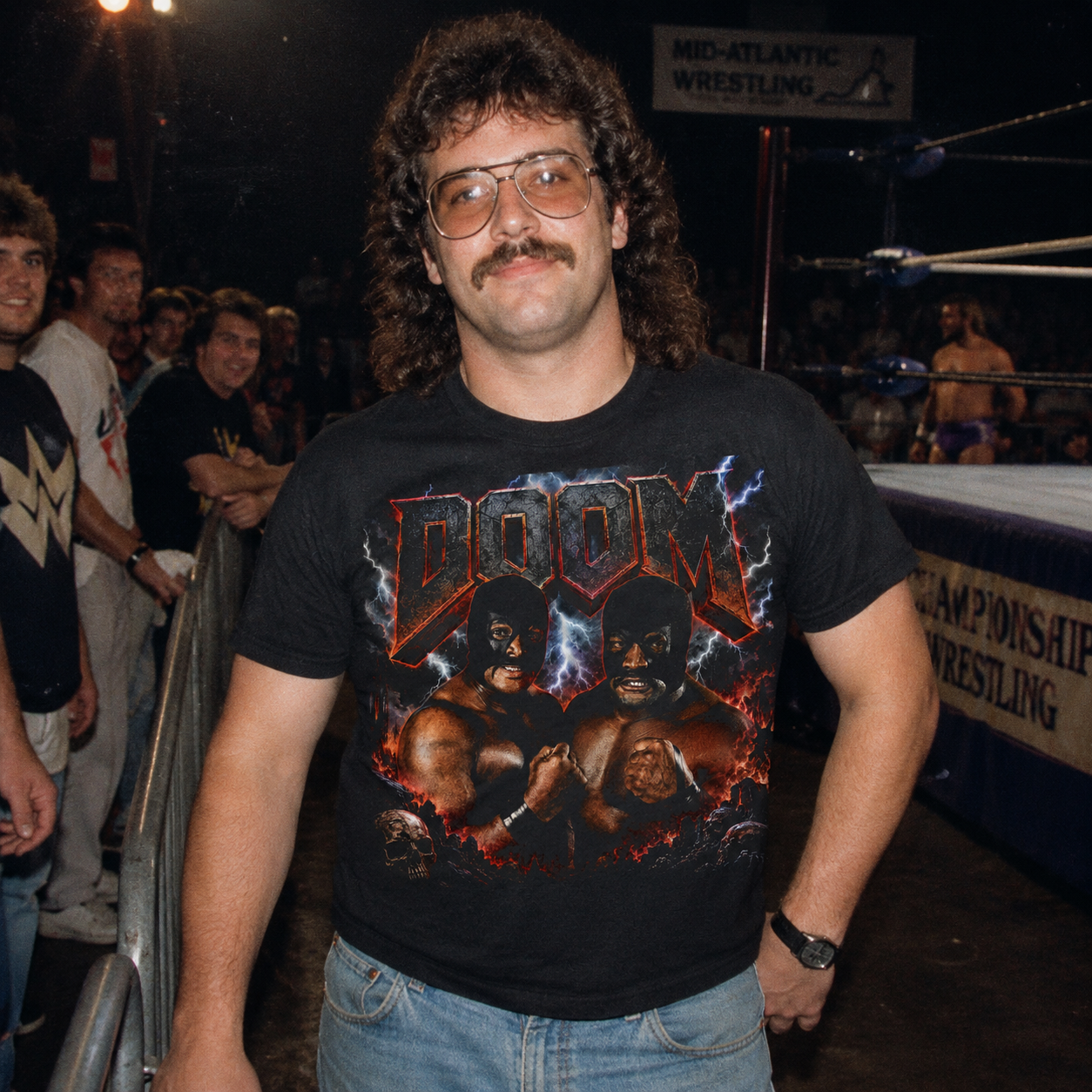 Retro Doom NWA Pro Wrestling Tee