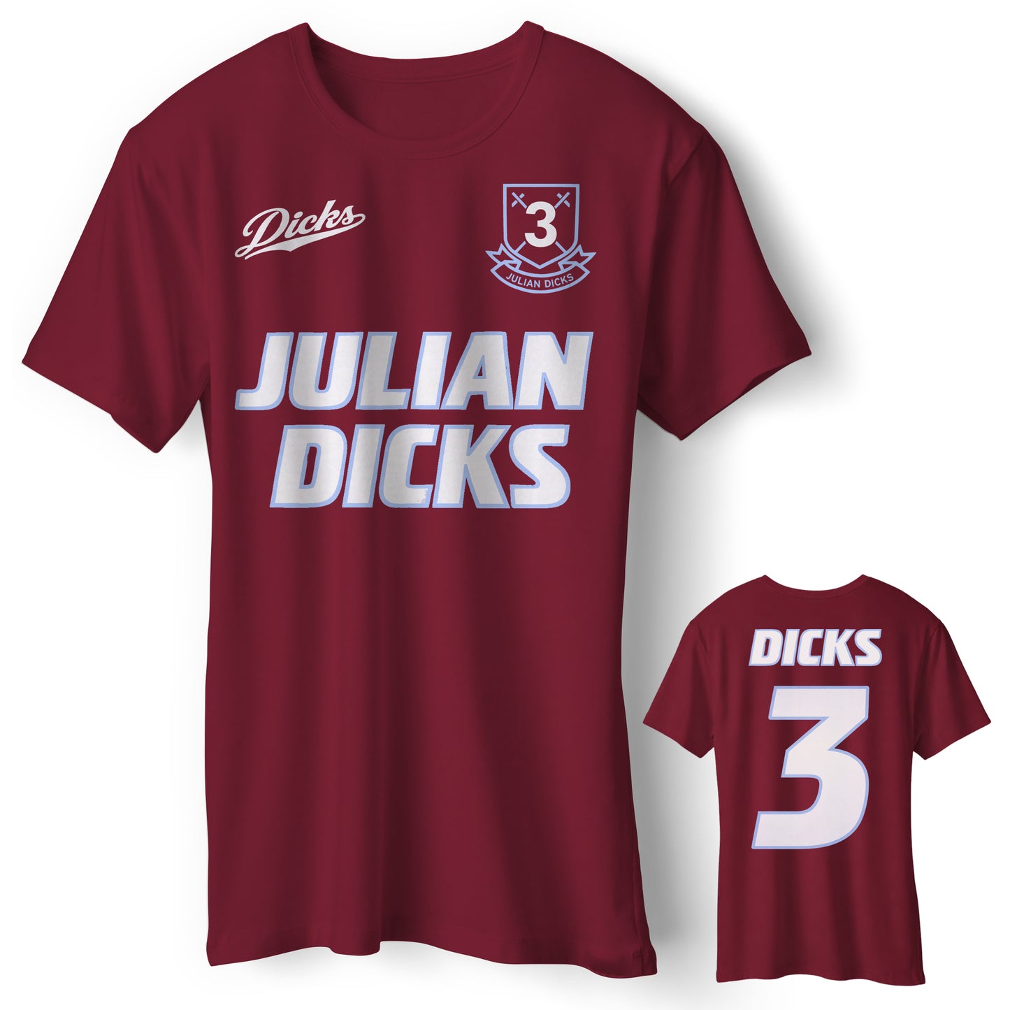 Retro West Ham Julian Dicks Football Shirt