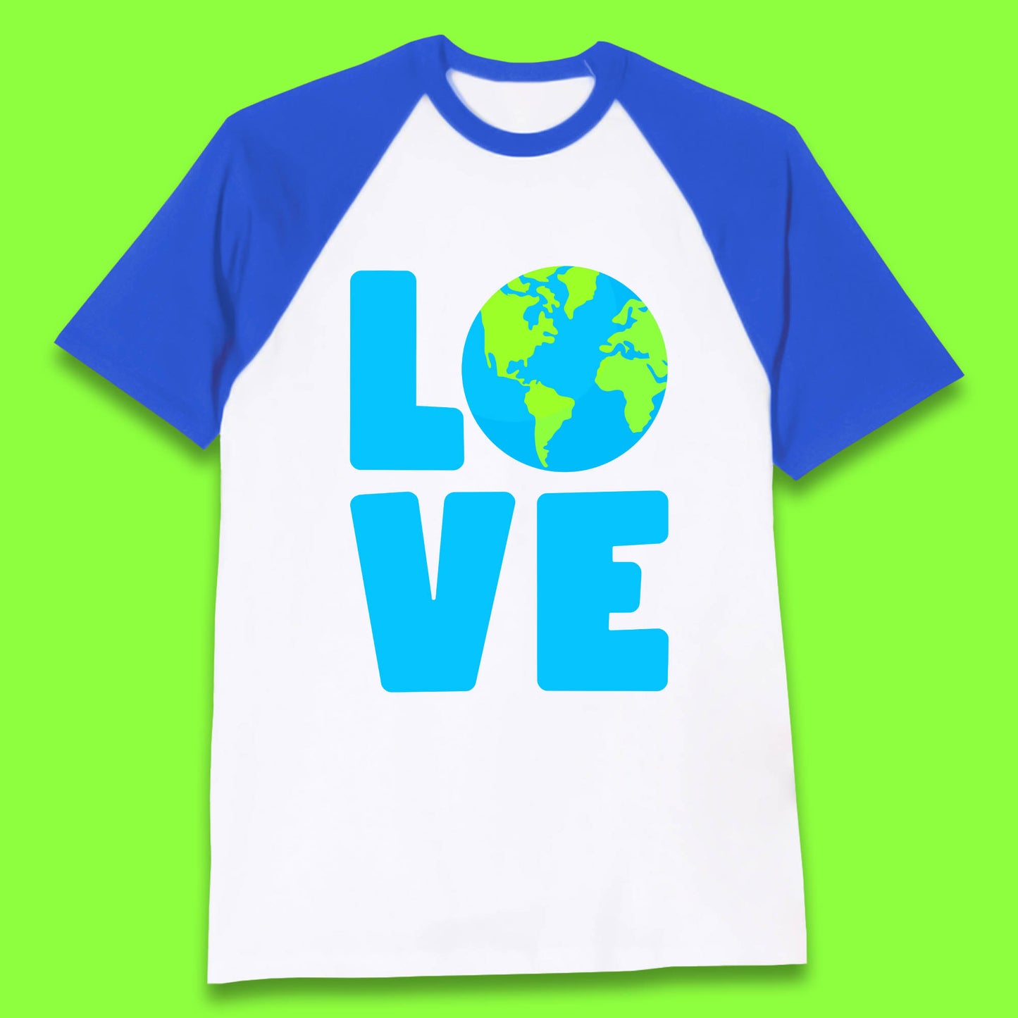 Love Earth Day Environmental Climate Change Save The Planet Baseball T Shirt