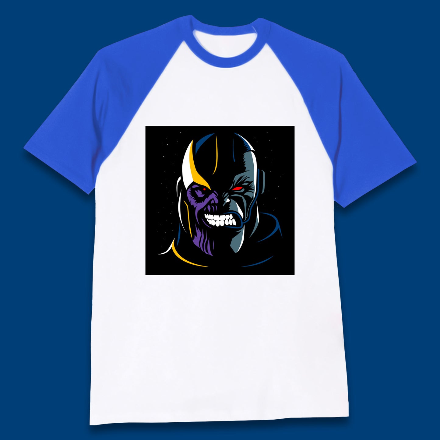 Thanos Comic Book Supervillain Fictional Characters Avengers Endgame Marvel Villian Baseball T Shirt