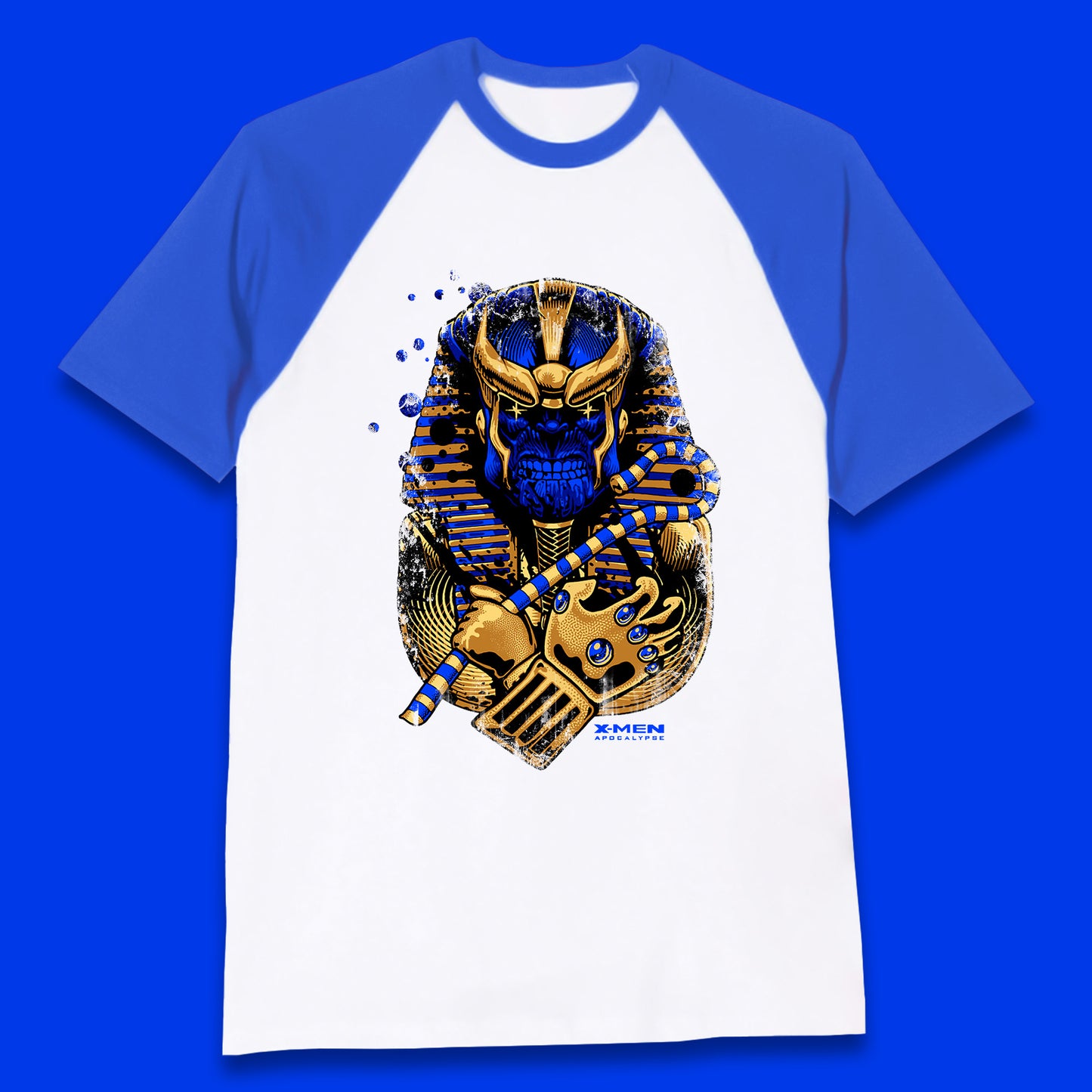 Egyptian Pharaoh King Thanos Tut Marvel Comic Book Fictional Character Baseball T Shirt