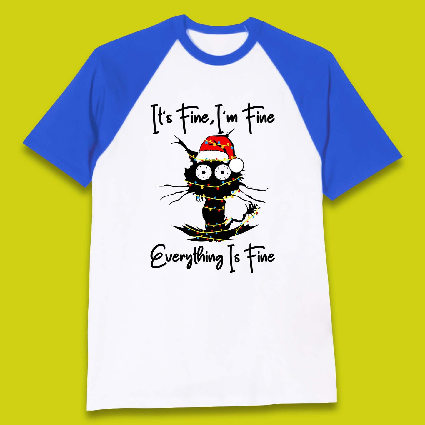 electrocuted cat baseball t shirt