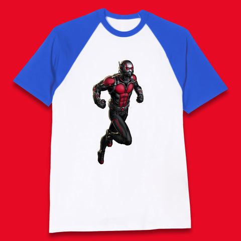 Ant Man and The Wasp Marvel Comics American Superhero Ant Man In Action Ant-Man Costume Avengers Movie Baseball T Shirt
