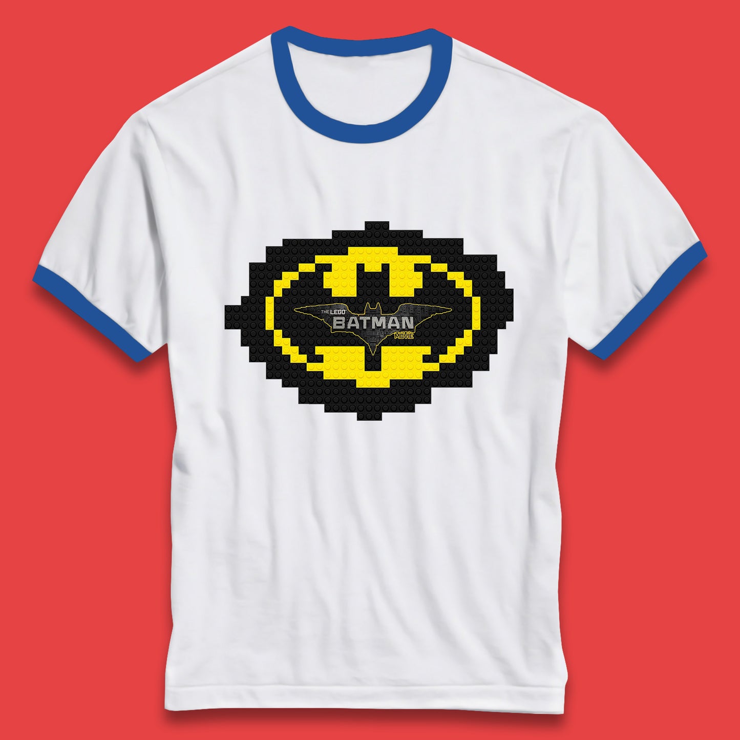 The Lego Batman Movie Superhero Building Bricks Block DC Comics Batman Master Builder Animated Superhero Comedy Film Ringer T Shirt
