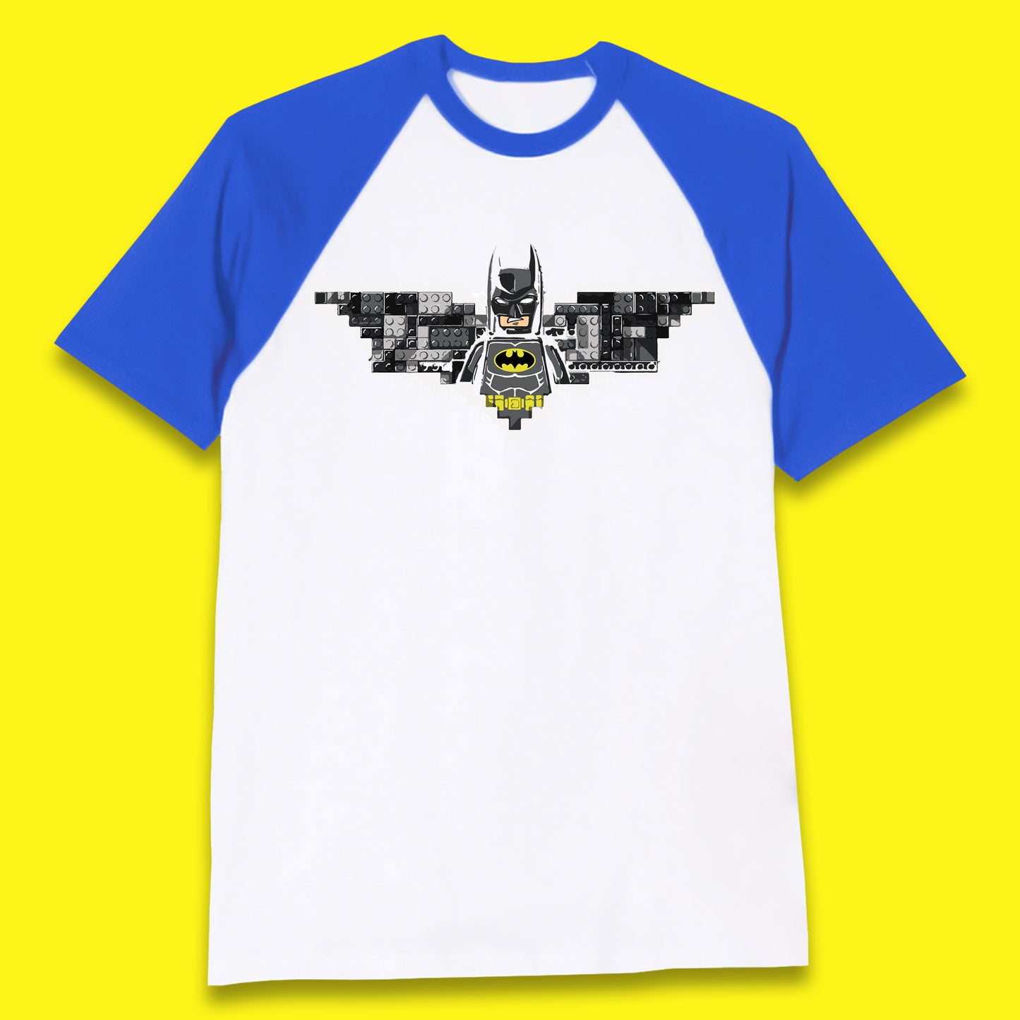 The Lego Batman Movie Superhero Building Bricks Block DC Comics Batman Master Builder Comic Book Character Baseball T Shirt