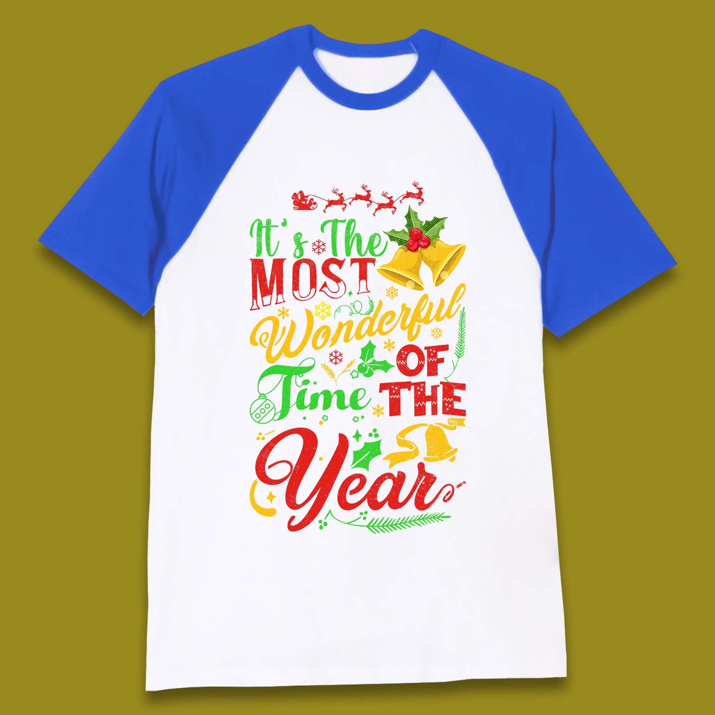 Wonderful Christmas Baseball T-Shirt