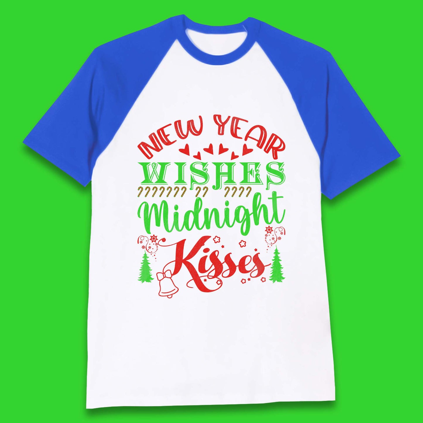 new year wishes christmas baseball t shirt