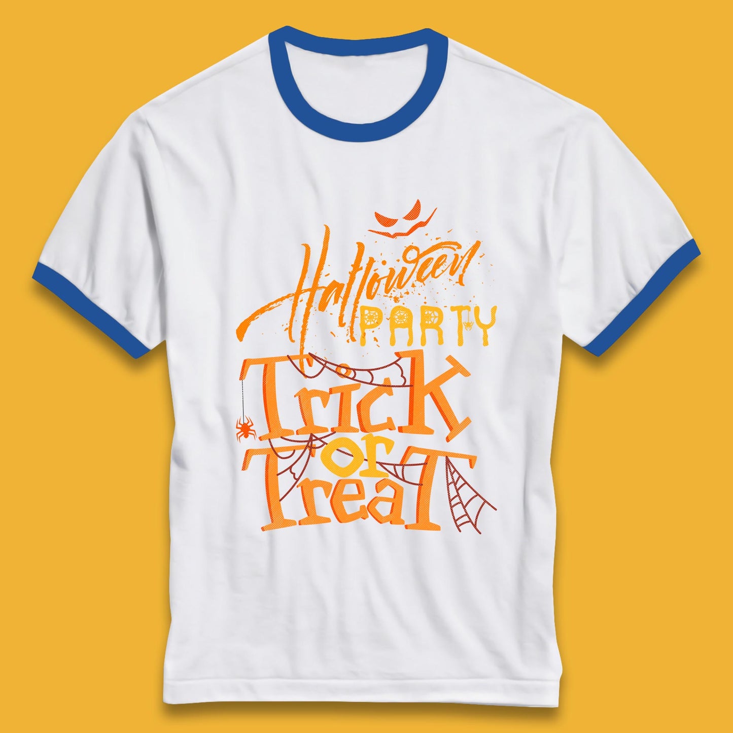 Happy Halloween Trick Or Treat Horror Scary Spooky Vibes Ringer T Shirt