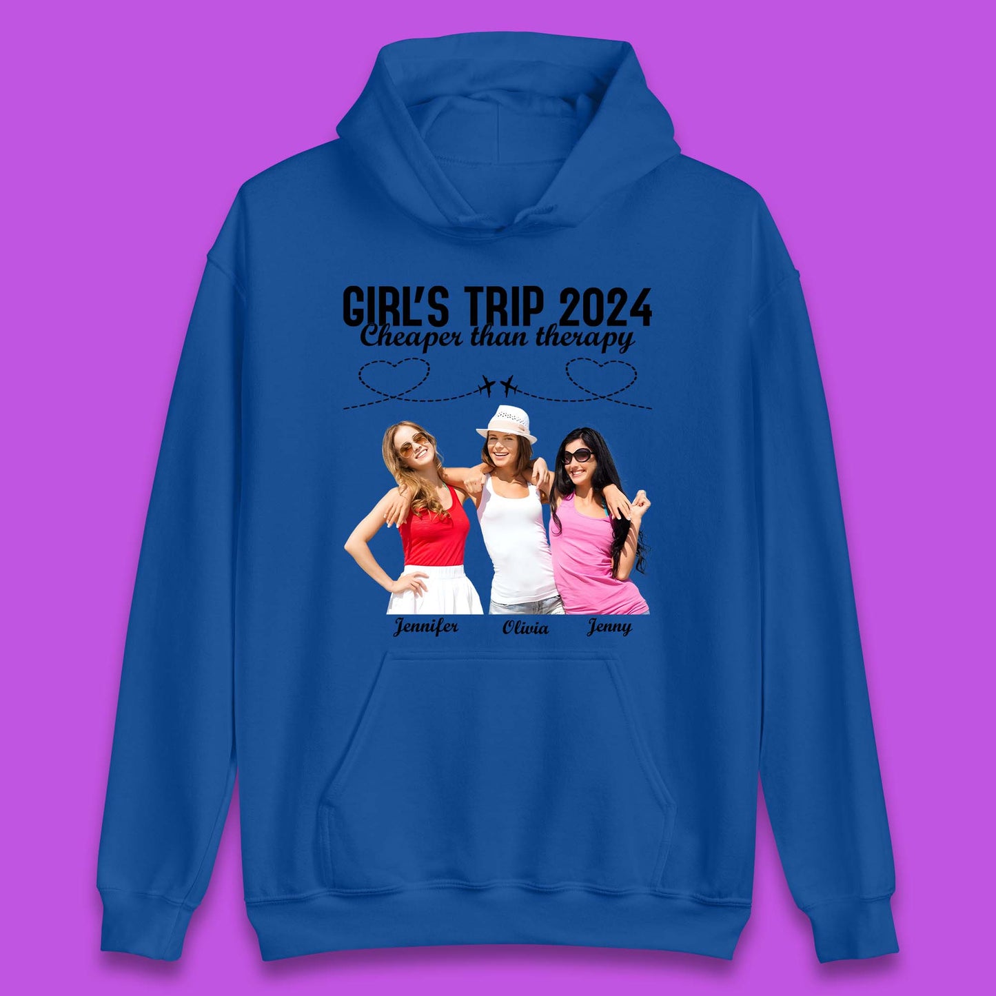 Personalised Girl's Trip Unisex Hoodie