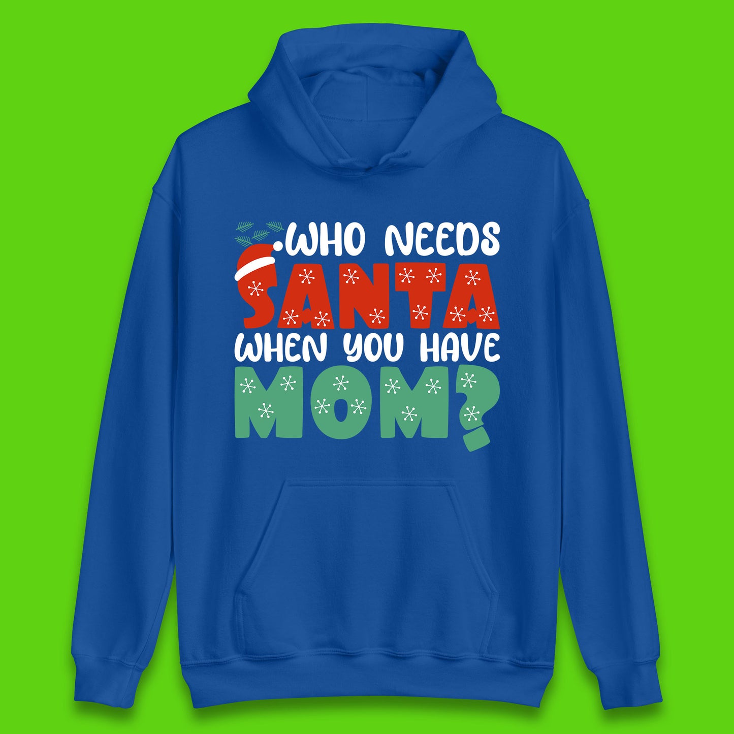 santa mom christmas hoodie