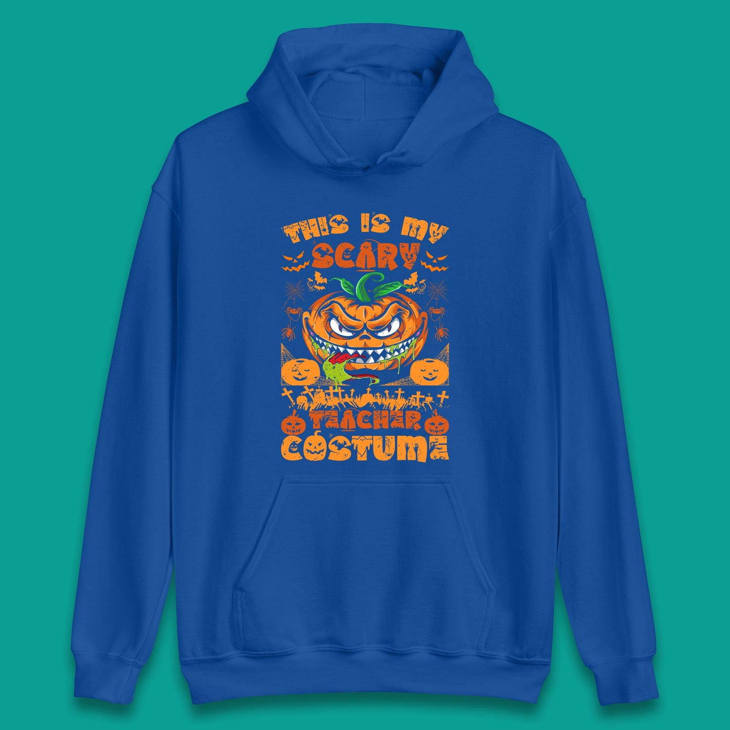 Halloween Teacher This Is My Scary Teacher Costume Back To School Teacher Appreciation Gift Unisex Hoodie
