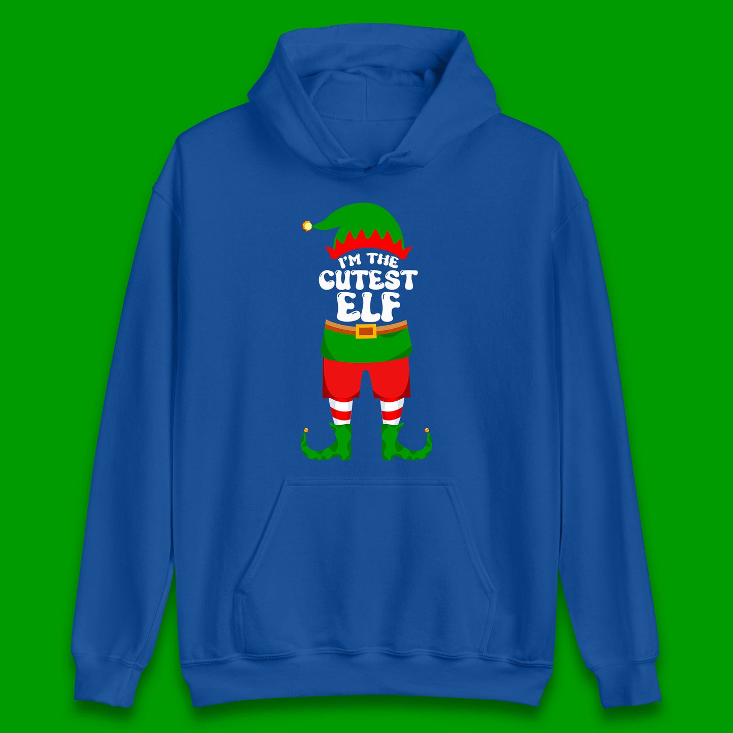 im the cutest elf christmas hoodie