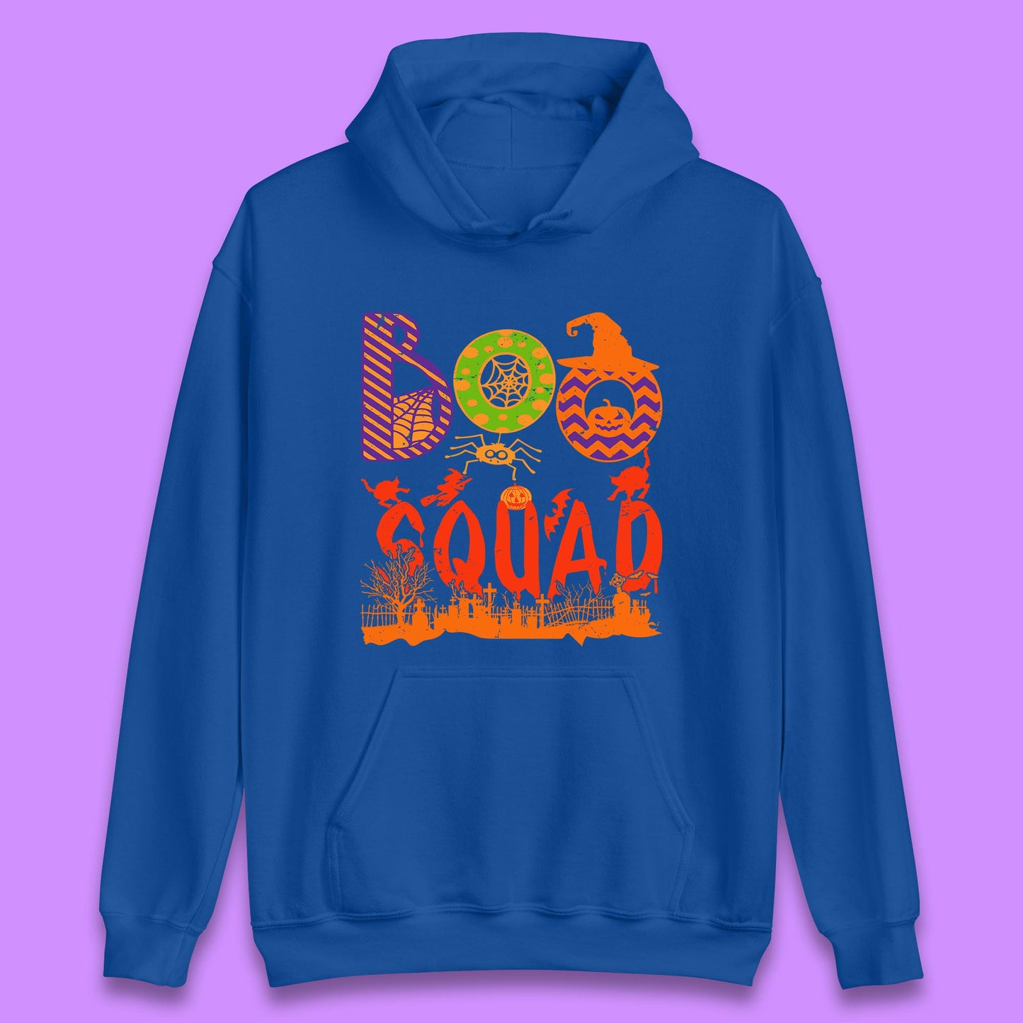 Boo Squad Halloween Matching Costume Horror Boo Crew Unisex Hoodie