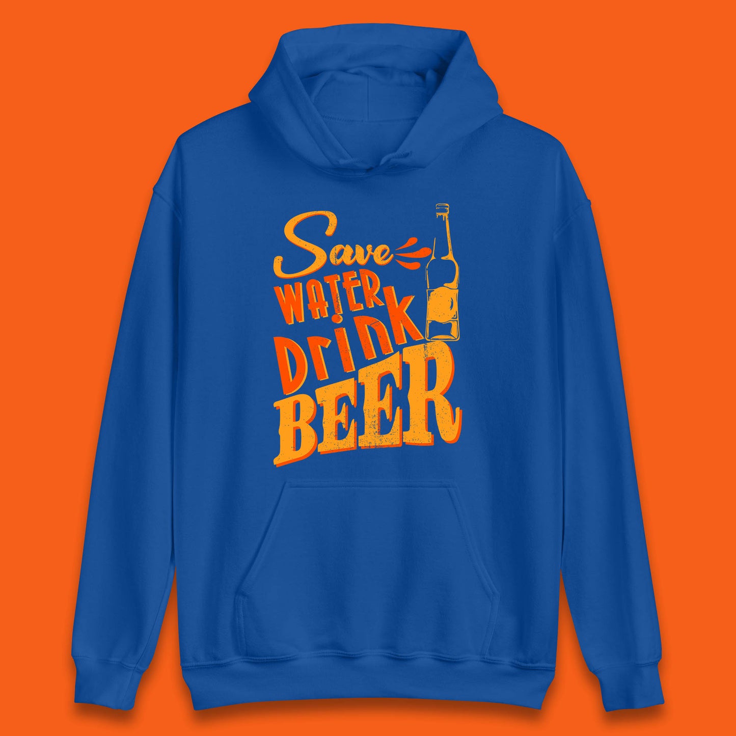 Save Water Drink Beer Halloween Horror Scary Beer Drinking Party Unisex Hoodie