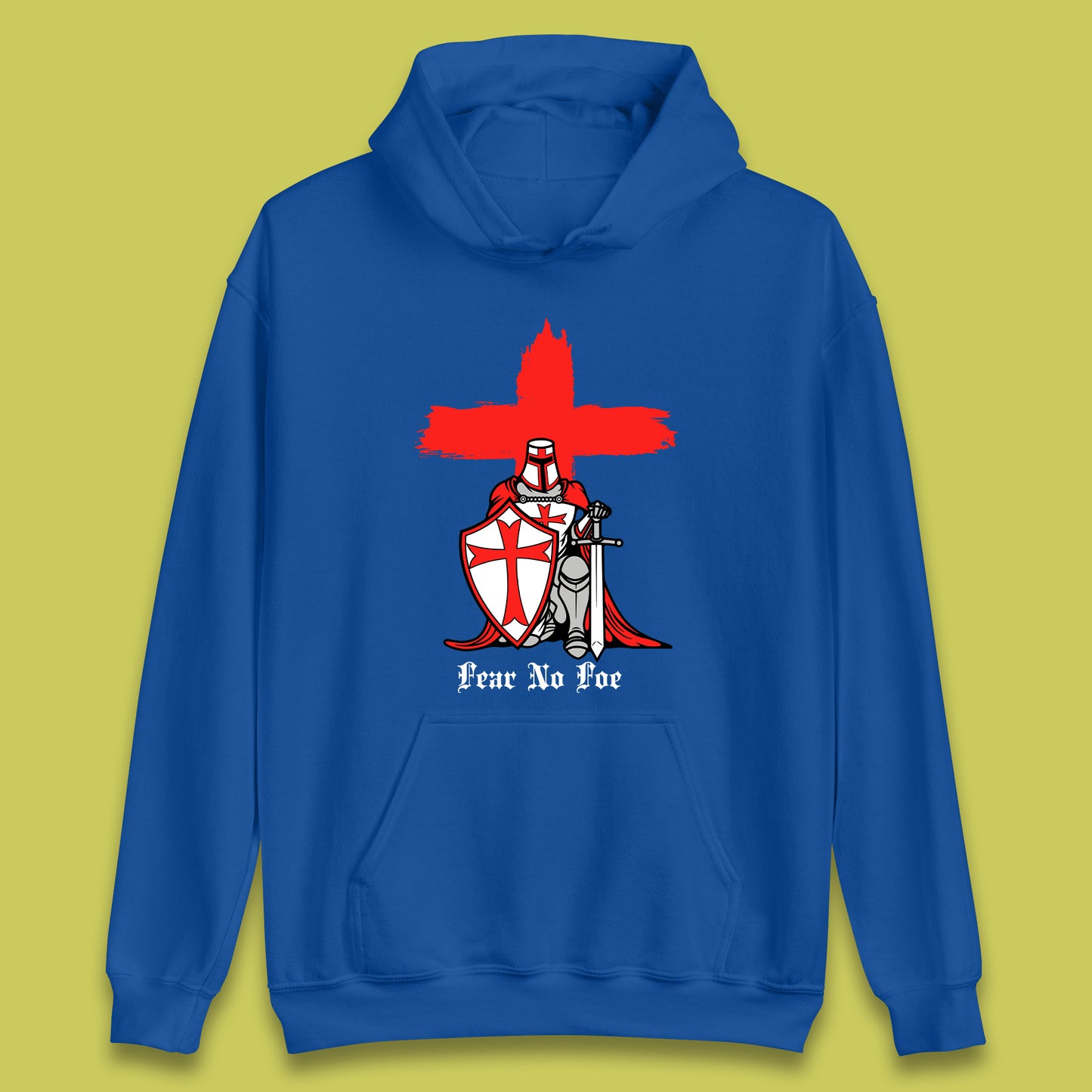 Fear No Foe St George's Day Unisex Hoodie
