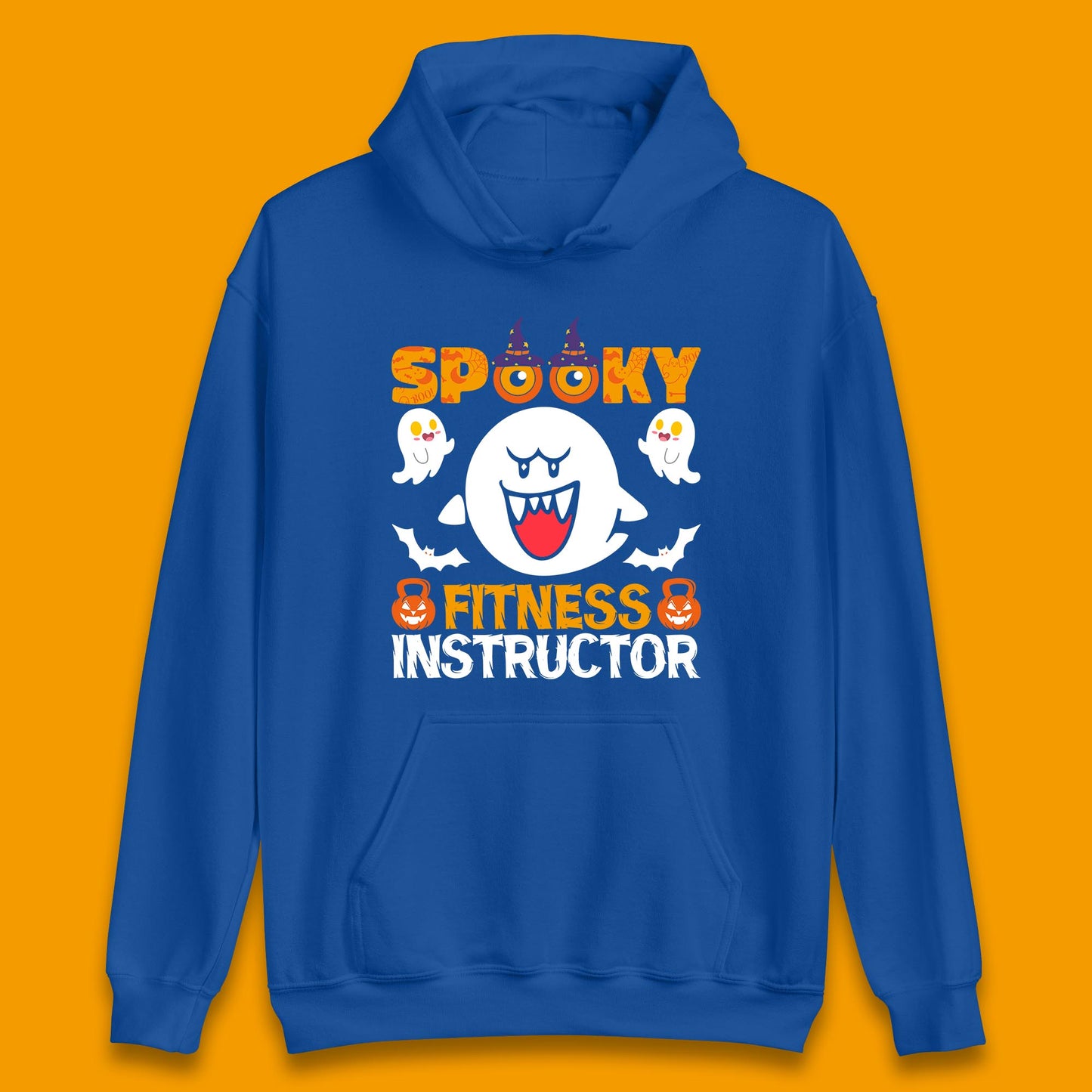 Halloween Spooky Fitness Instructor Super Mario Boo Halloween Costume Unisex Hoodie
