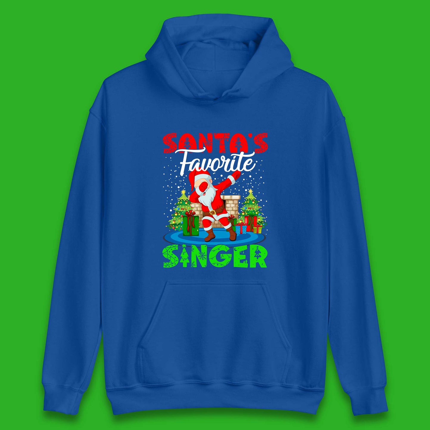 christmas dabbing santa hoodie