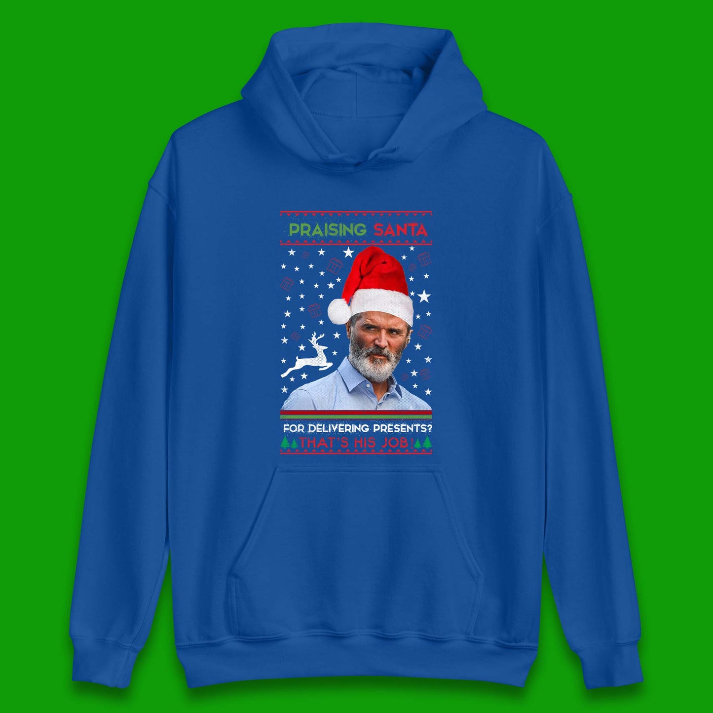 Roy Keane Christmas Hoodie