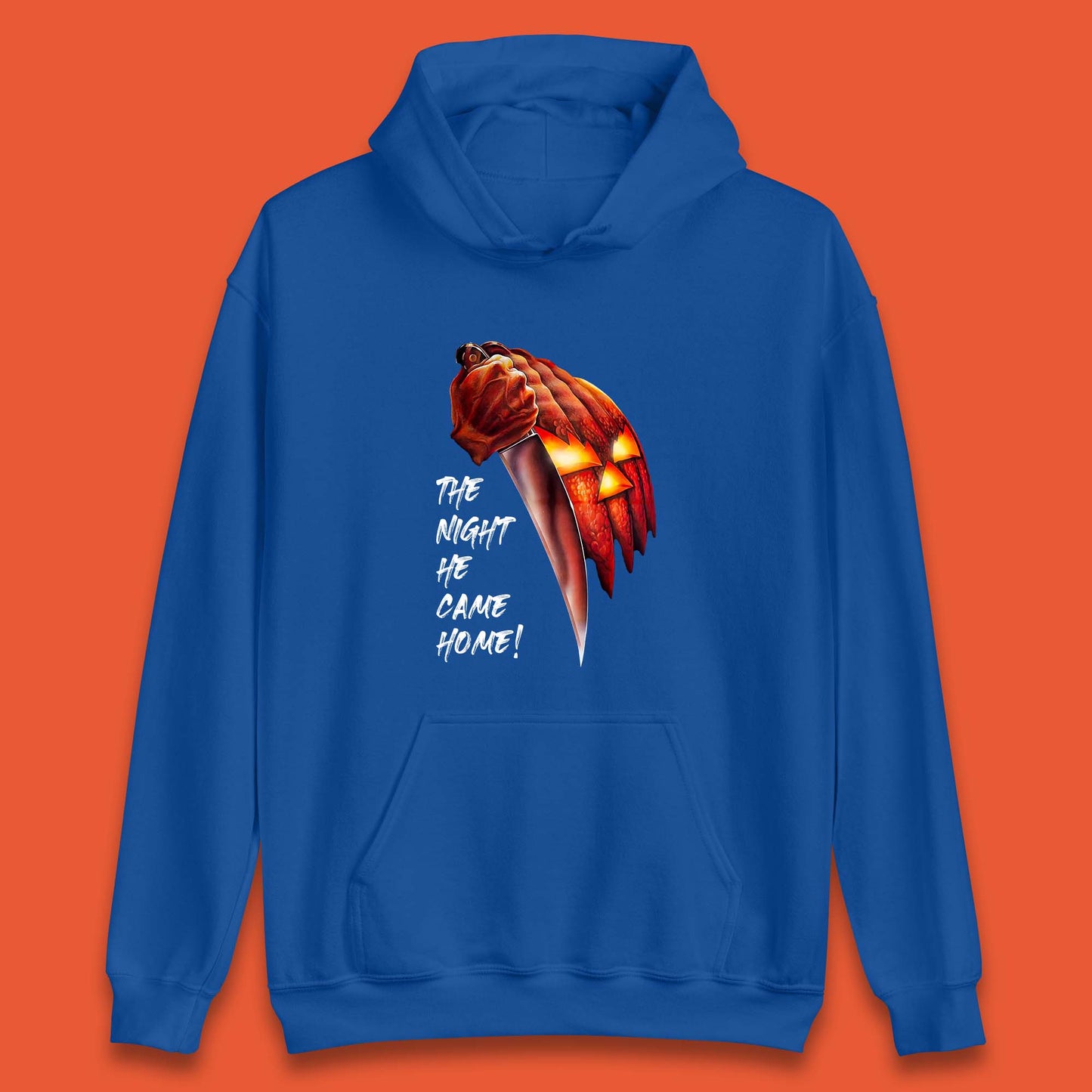 The Night He Came Home Michael Myers Happy Halloween Pumpkin Jack-o'-lantern Unisex Hoodie