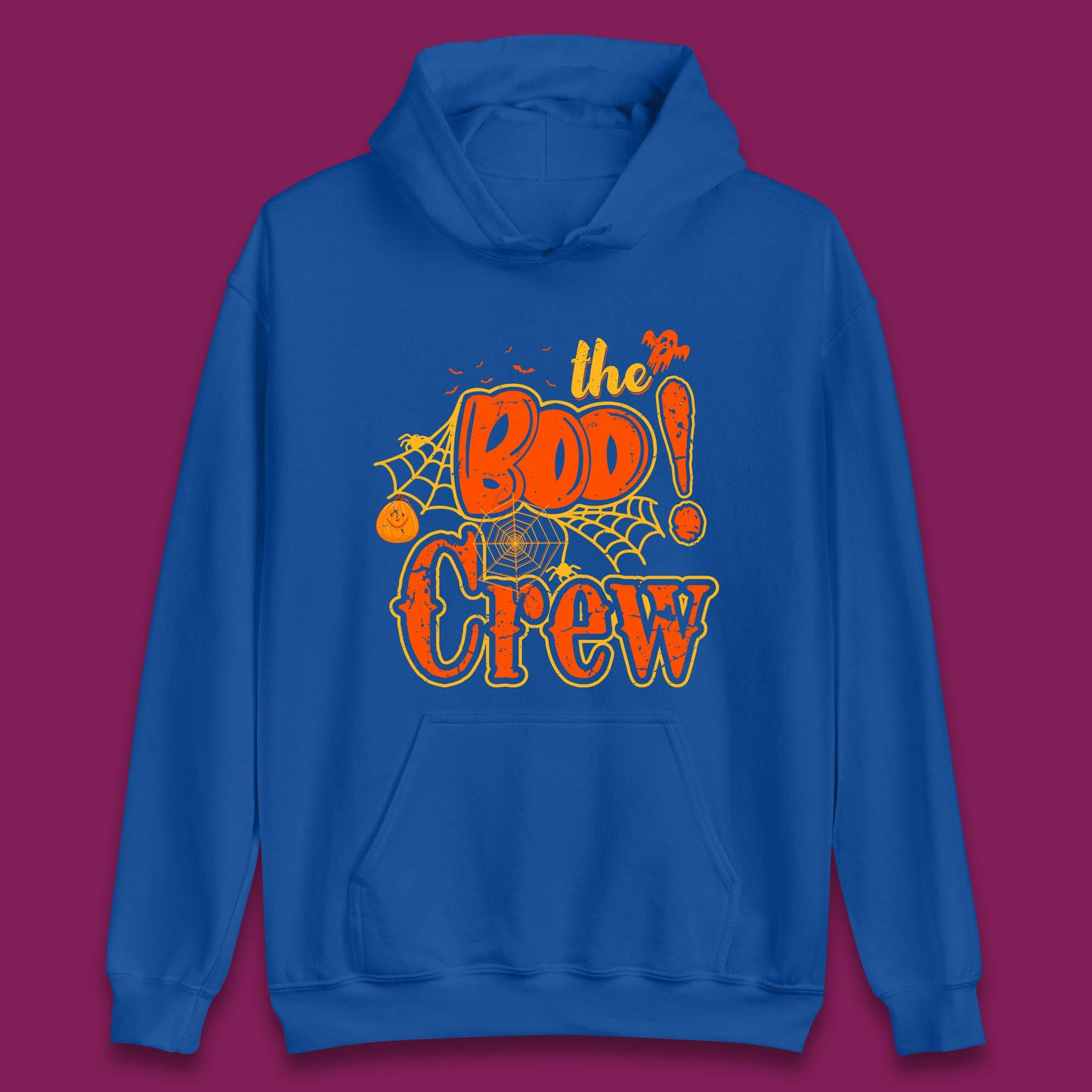The Boo Crew Halloween Boo Squad Horror Scary Spokky Matching Costume Unisex Hoodie