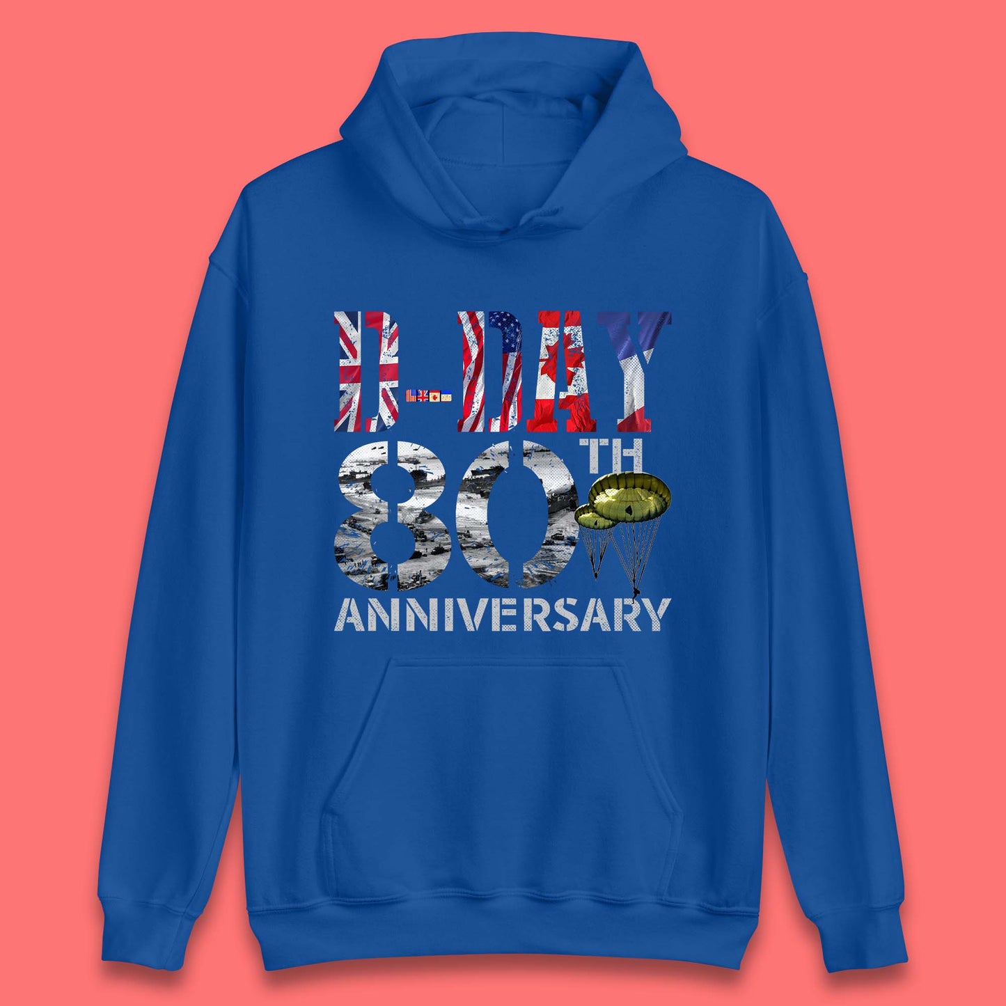 D-Day 80th Anniversary Unisex Hoodie