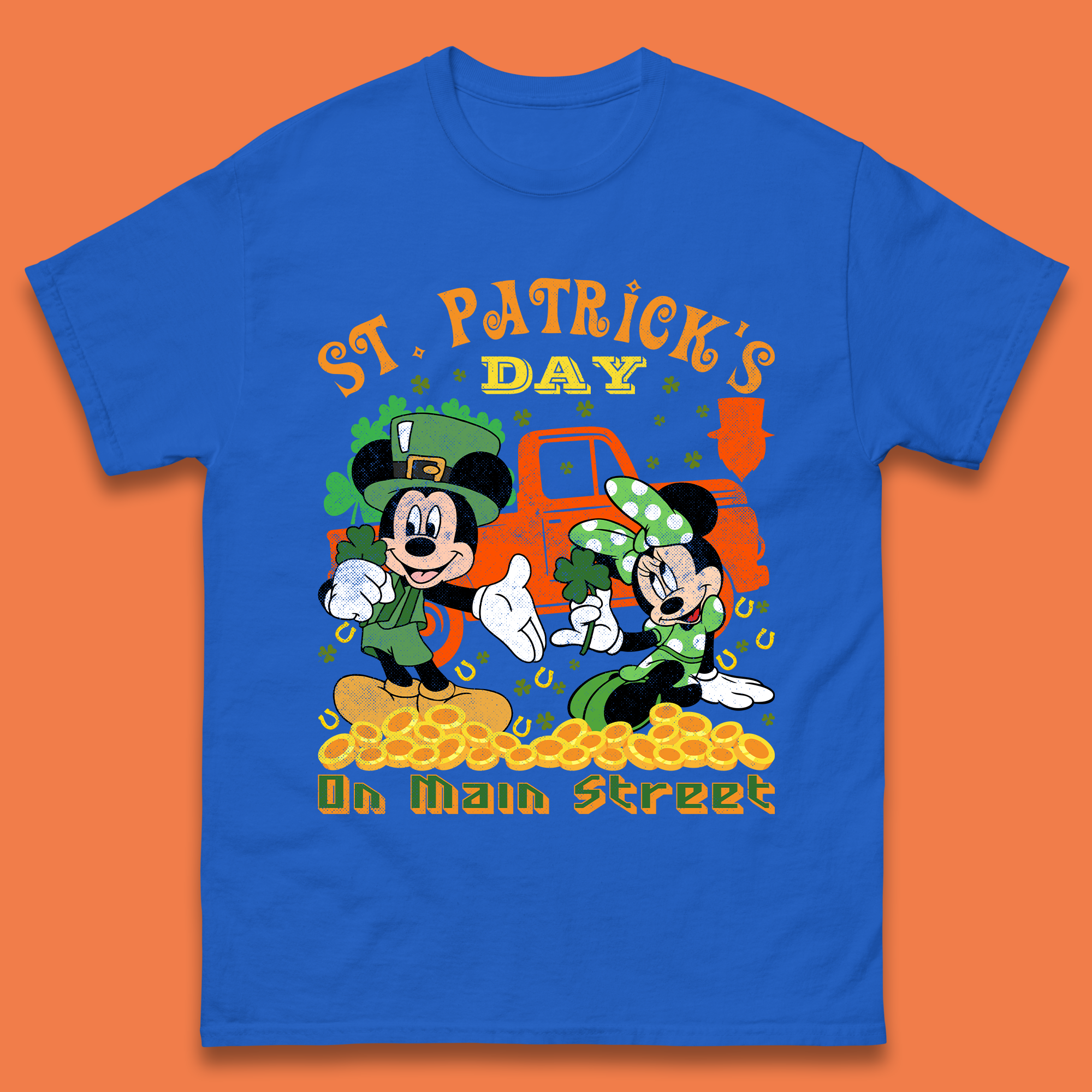 Mens Mickey Mouse St Paddy's T Shirts UK