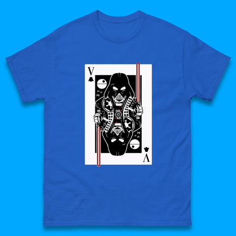 Star Wars Fictional Character Darth Vader Playing Card Vader King Card Sci-fi Action Adventure Movie 46th Anniversary Mens Tee Top