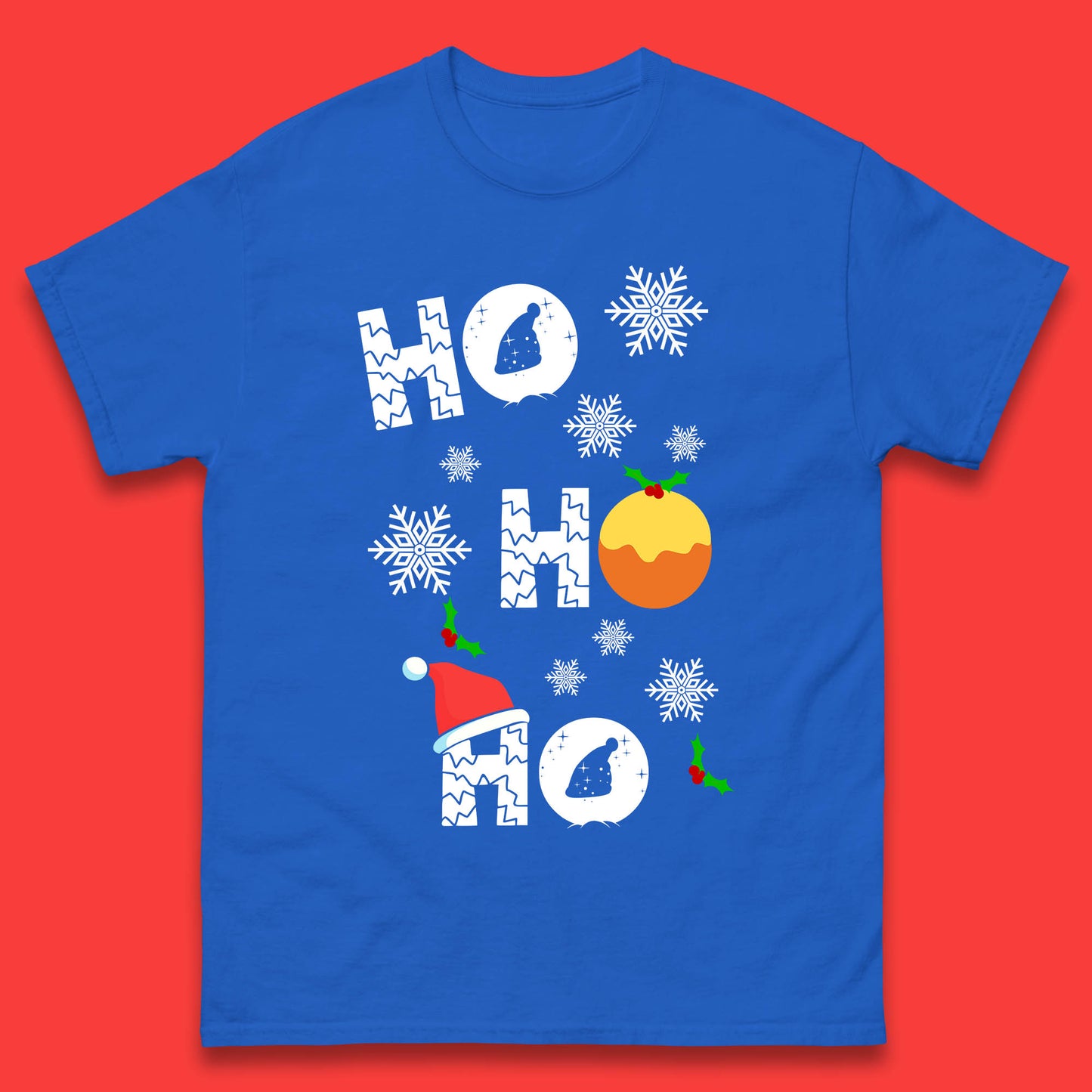 Ho Christmas Santa Hat T-shirt