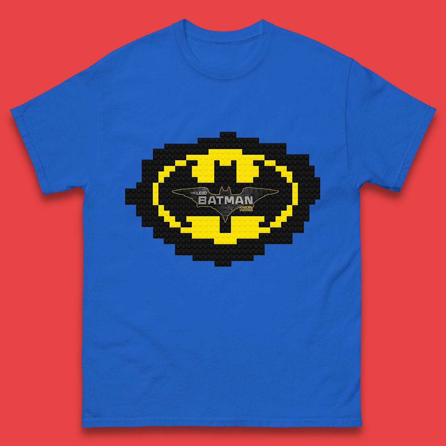 The Lego Batman Movie Superhero Building Bricks Block DC Comics Batman Master Builder Animated Superhero Comedy Film Mens Tee Top