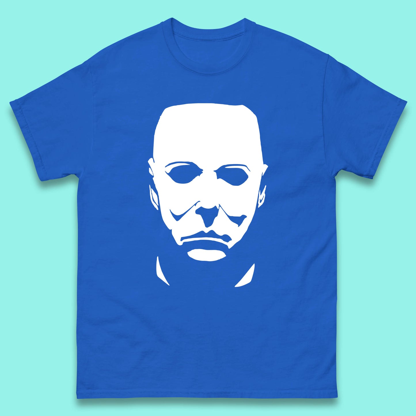 Michael Myers Face Mask Halloween Michael Myers Horror Movie Character Mens Tee Top