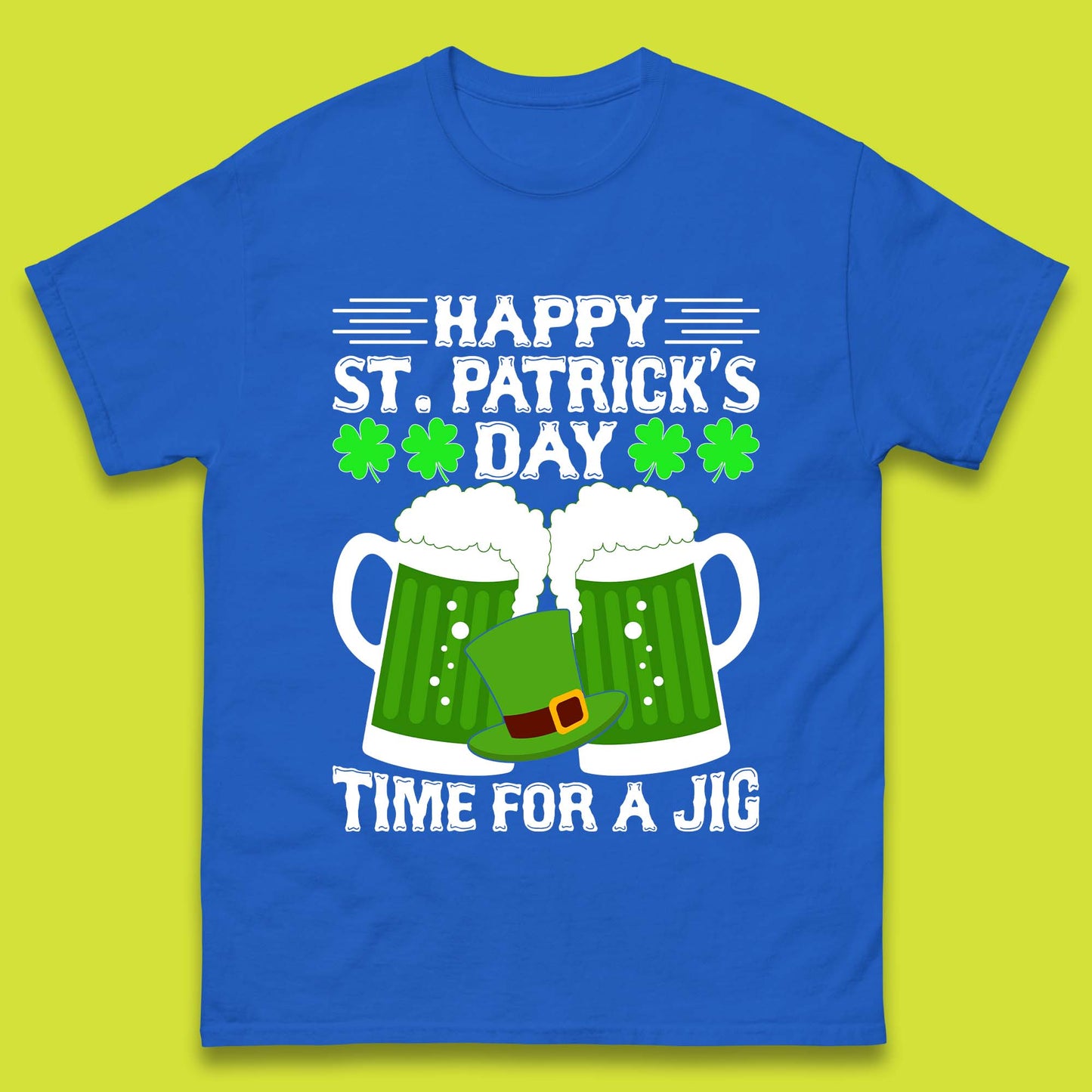 St. Patrick's Day Time For A Jig Mens T-Shirt