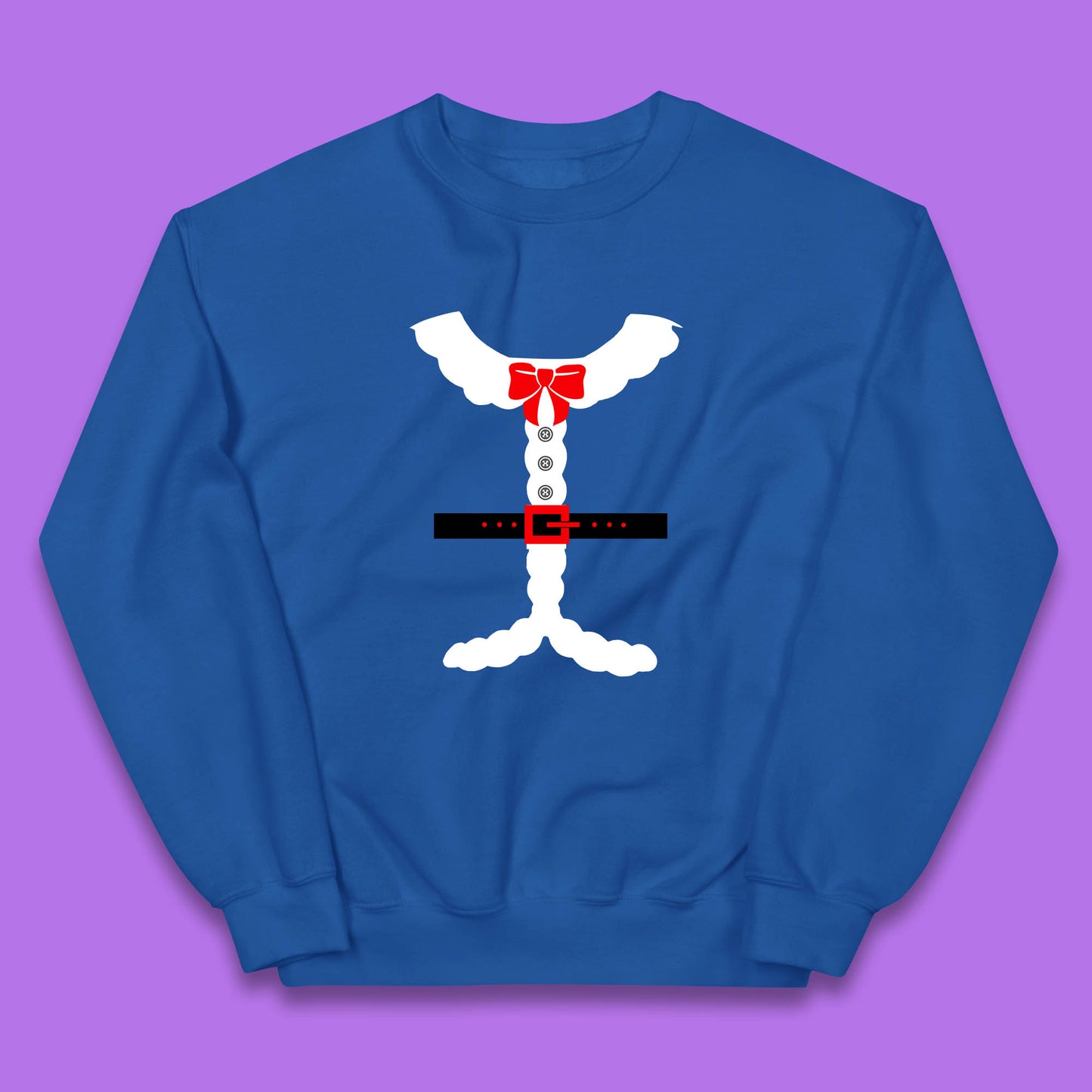 santa costume christmas kids jumper