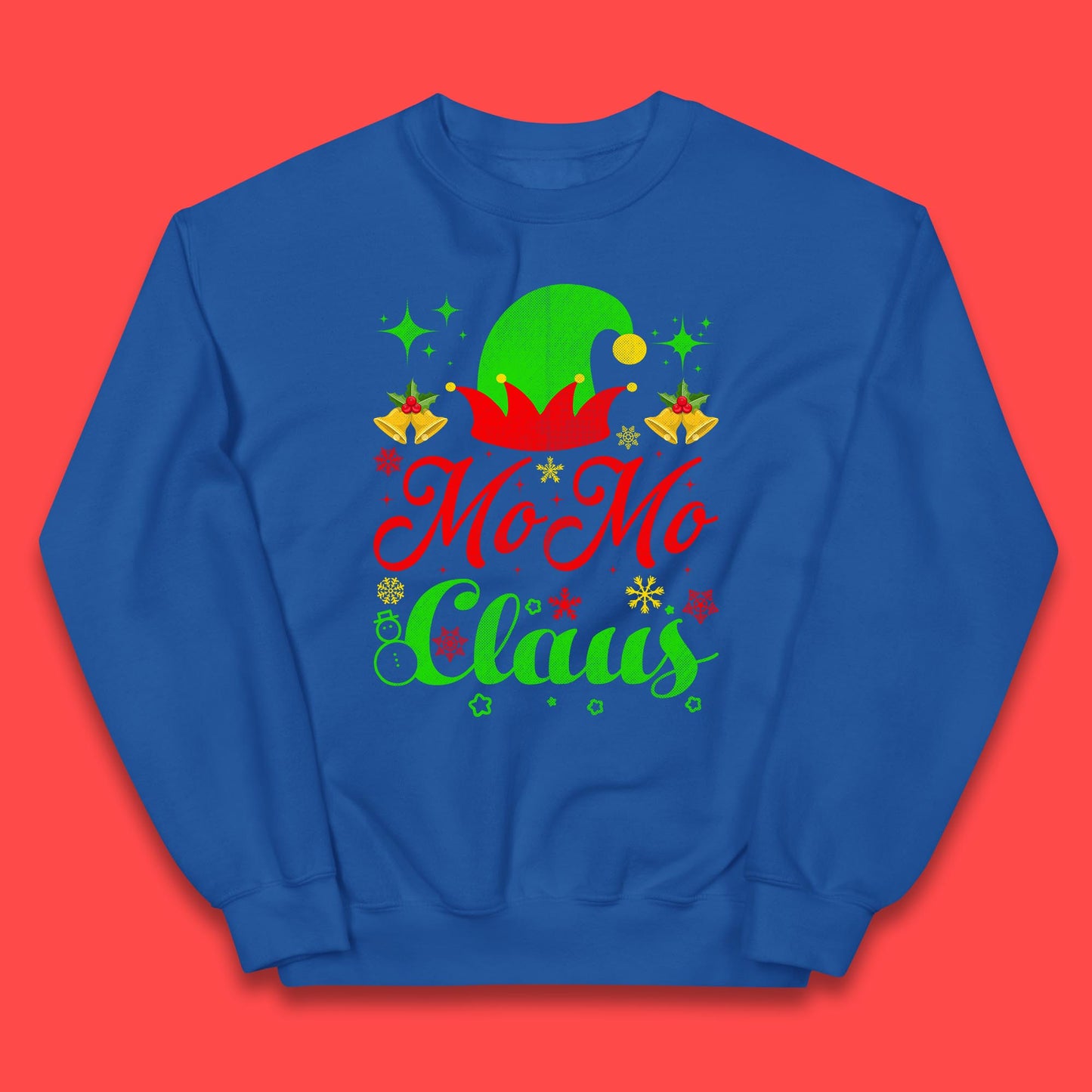christmas momo claus elf hat jumper