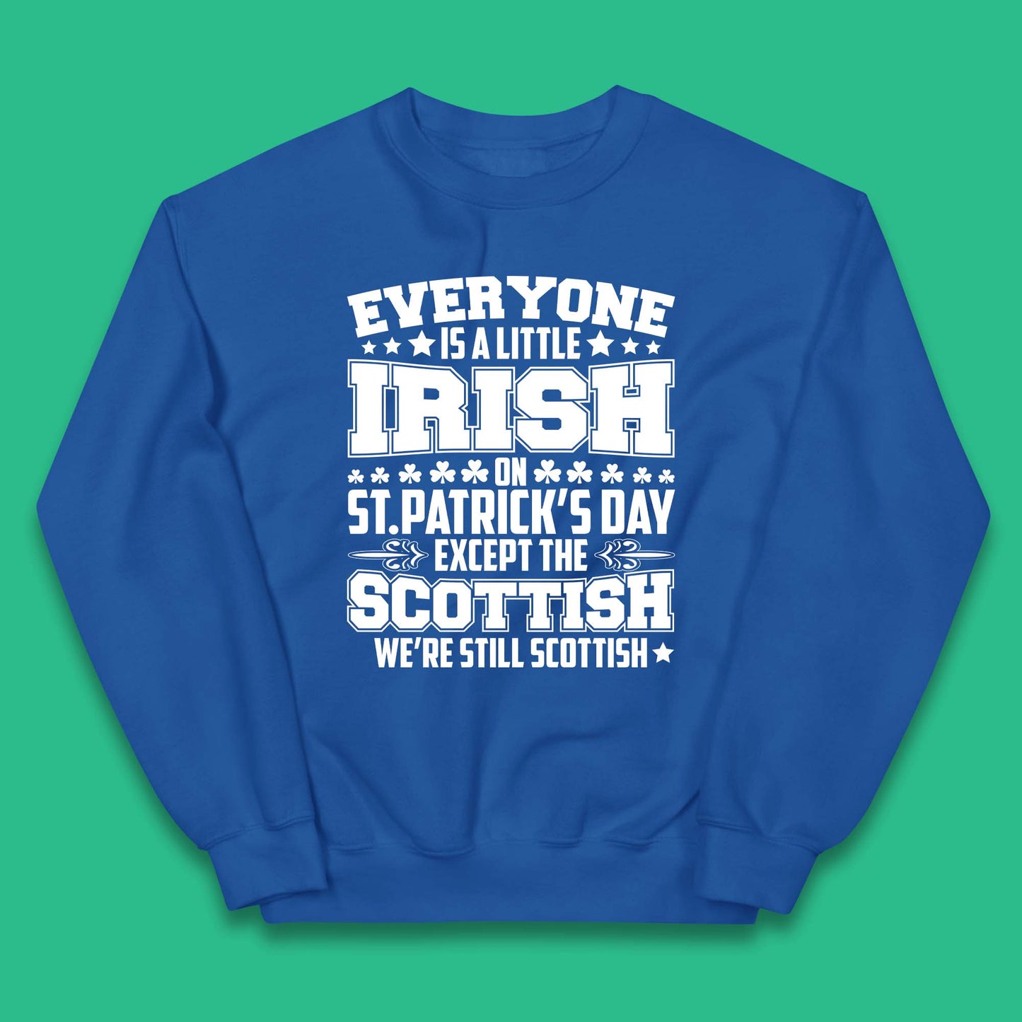 Scottish St Patrick's Day Kids Jumper