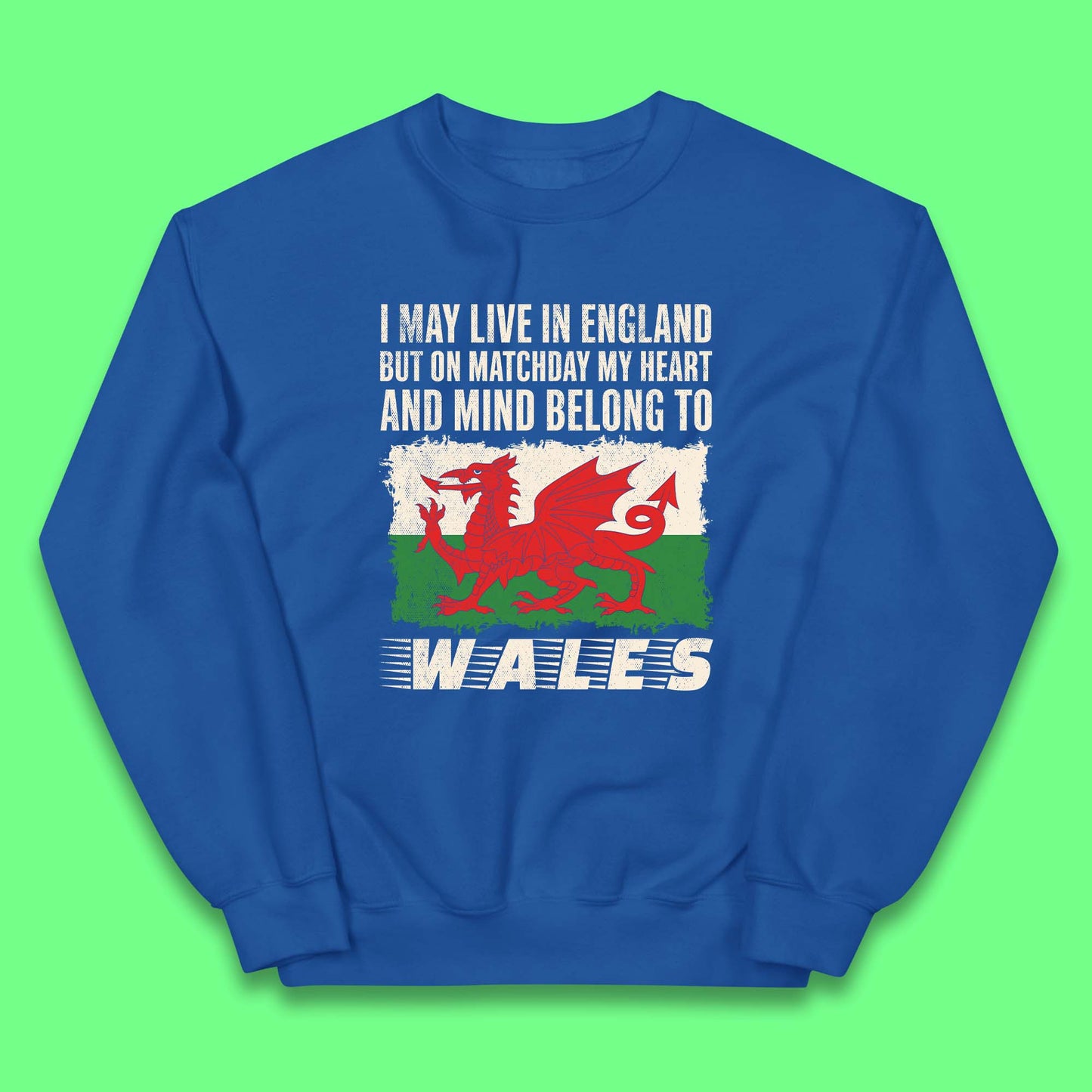 Childrens Wales Football Team Jumper