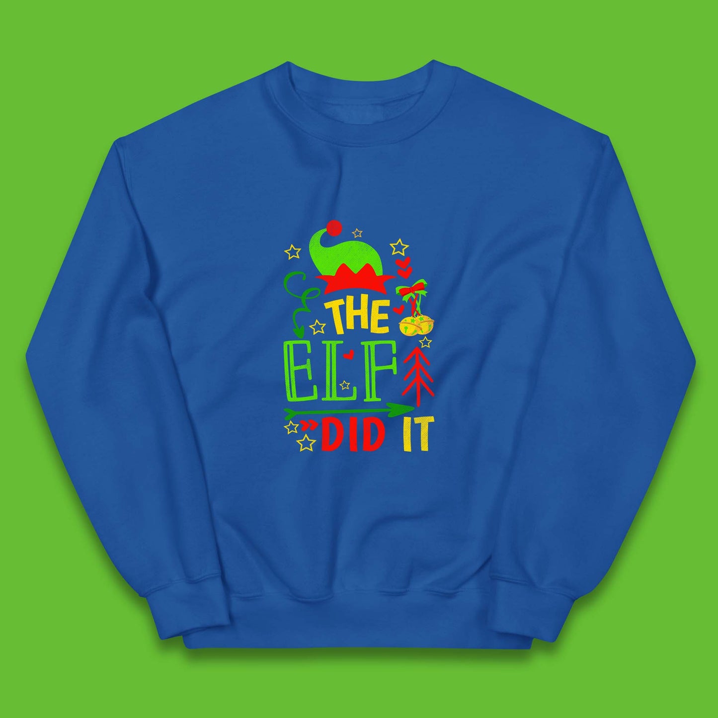 christmas the elf did it funny jumper