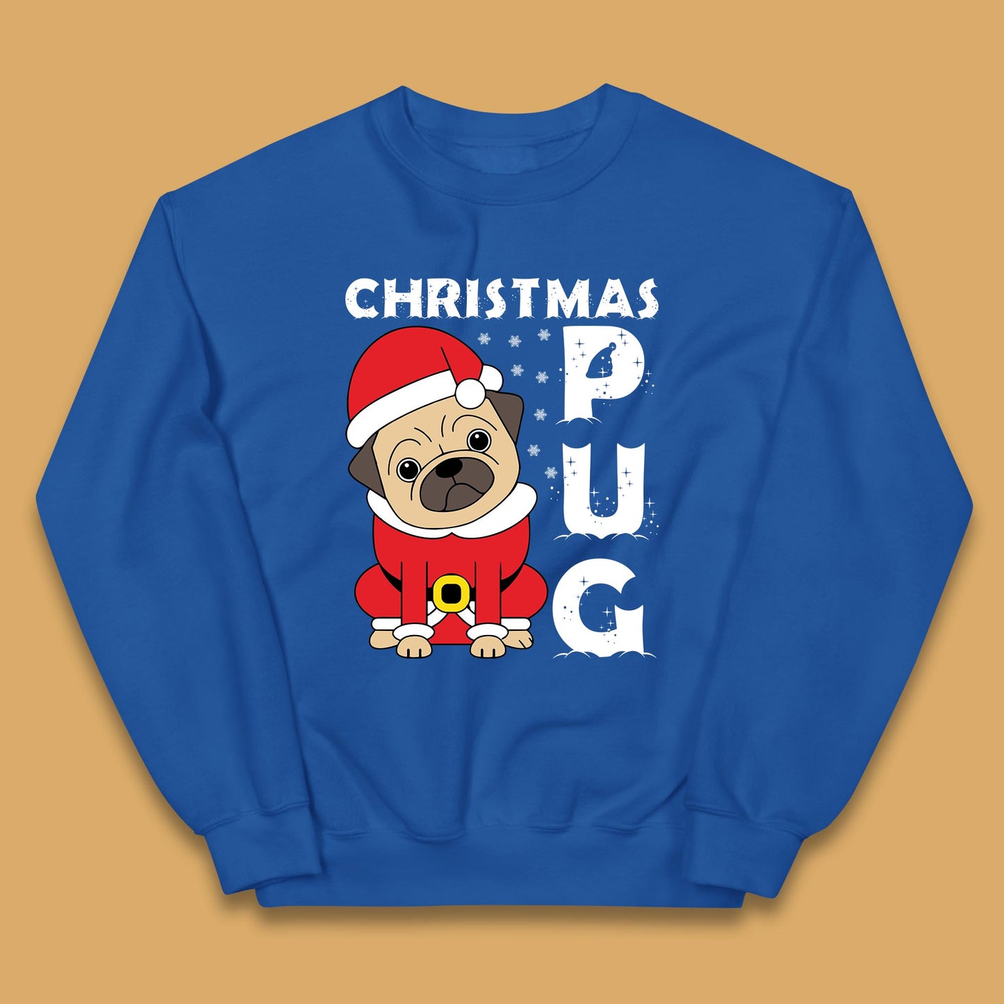 christmas pug dog jumper