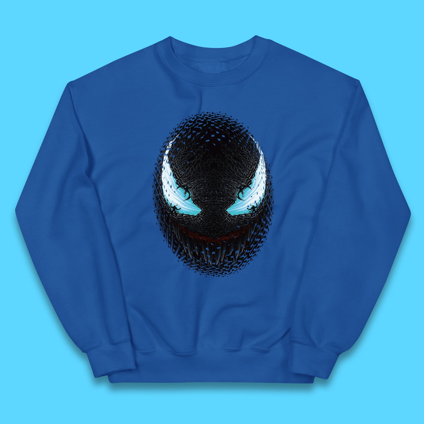 Marvel Venom Amoled Angry Venom Logo Marvel Avengers Superheros Movie Character Kids Jumper