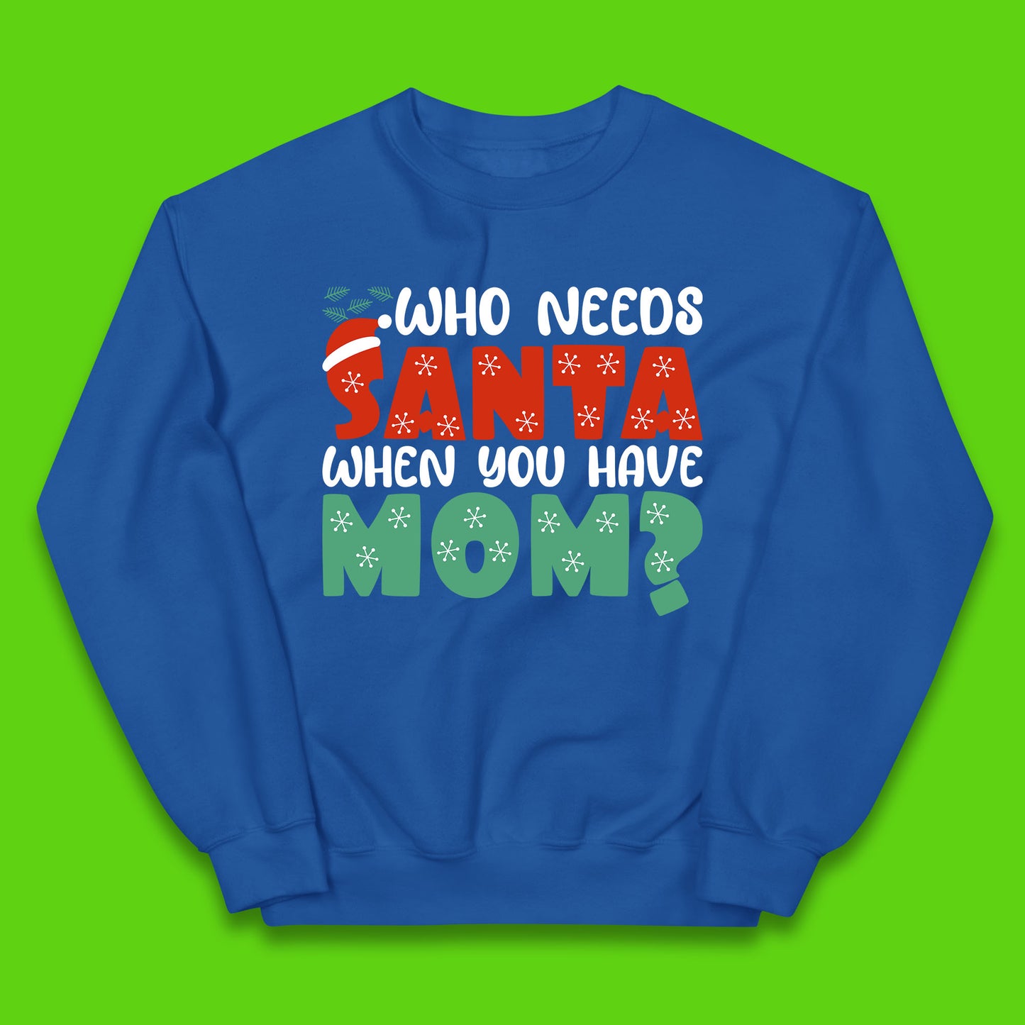 santa mom christmas jumper